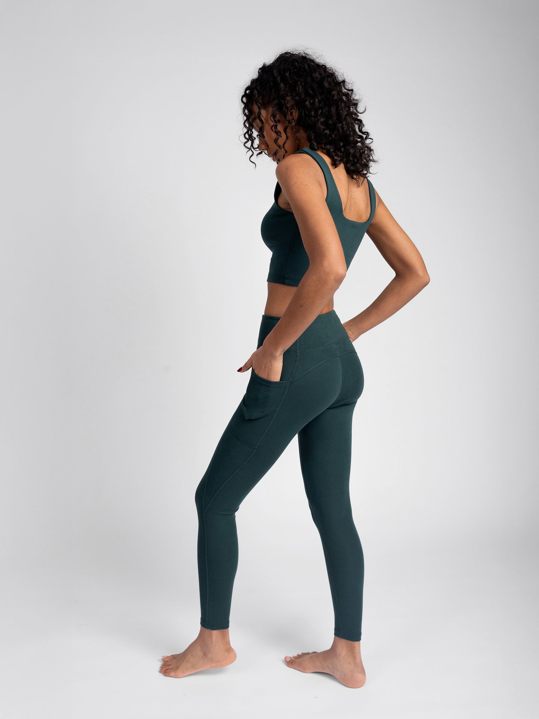 PlantTec™ Organic Leggings | Monstera