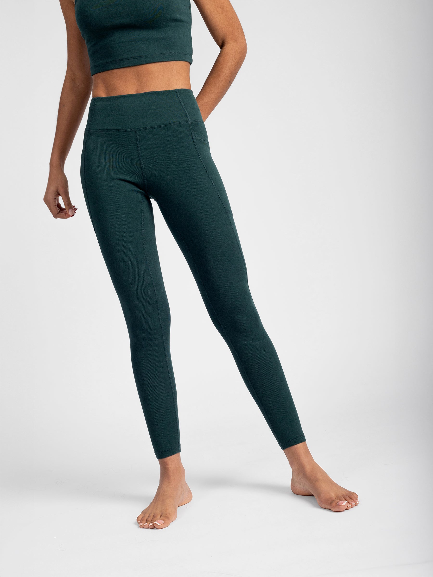 PlantTec™ Organic Leggings | Monstera