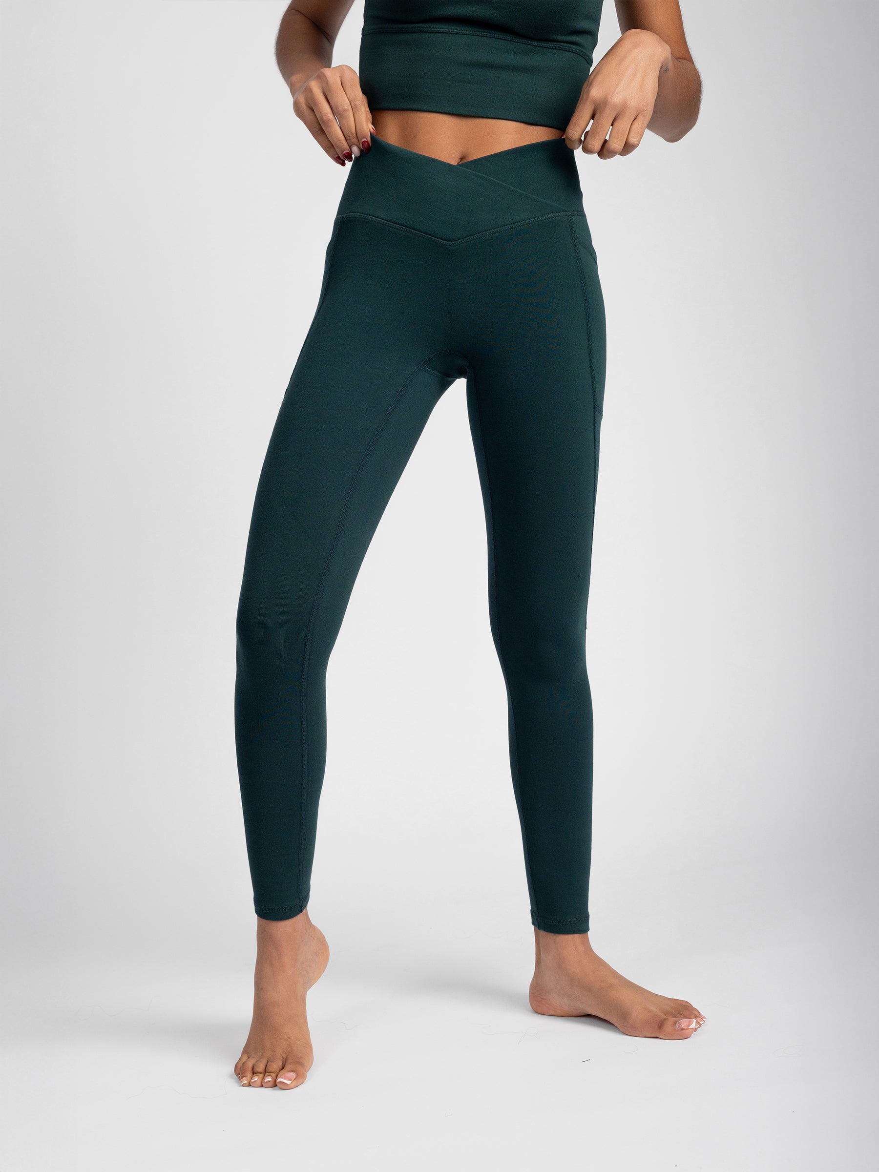 PlantTec™ Organic Seamless Leggings | Monstera