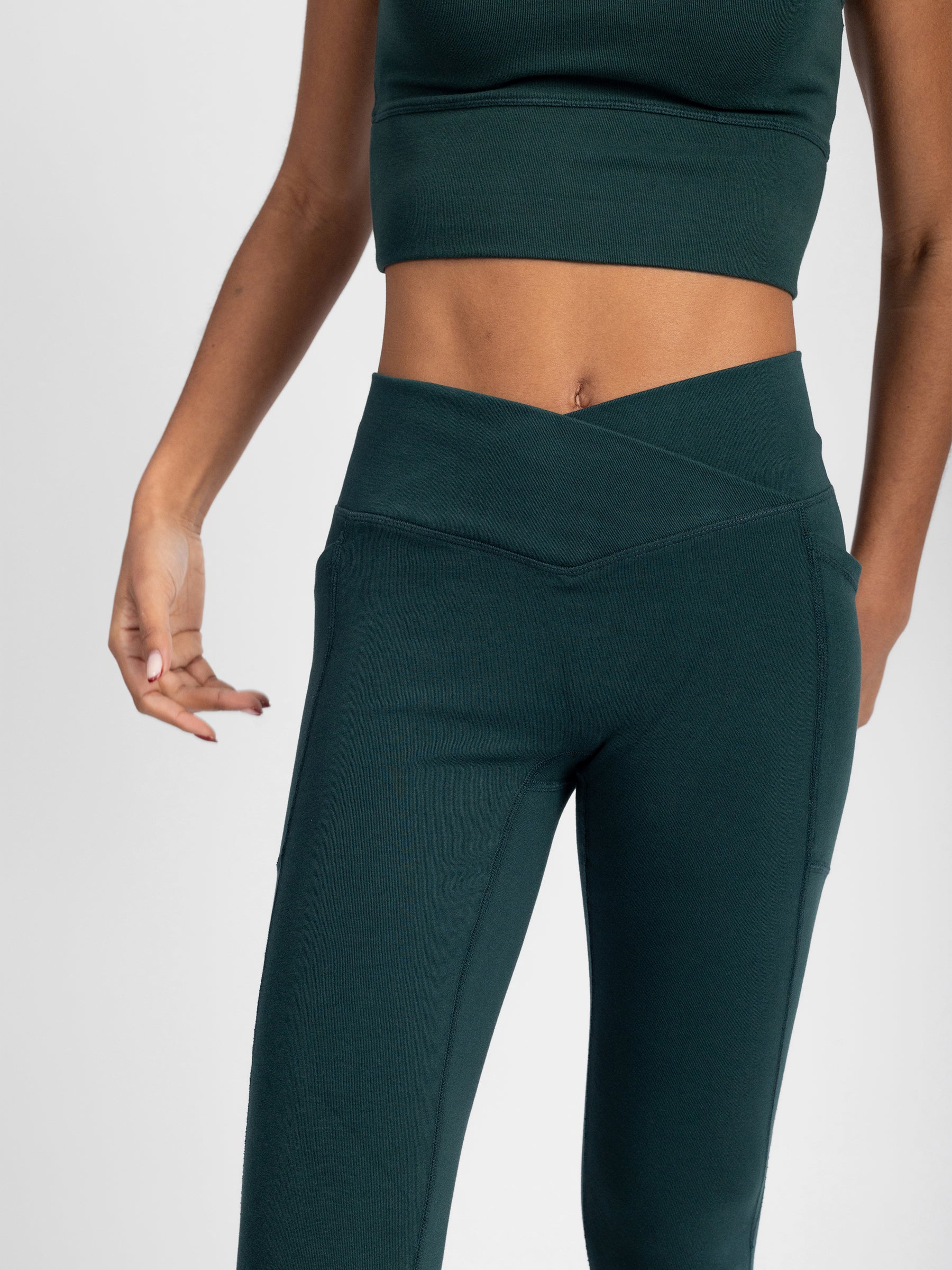 PlantTec™ Organic Seamless Leggings | Monstera