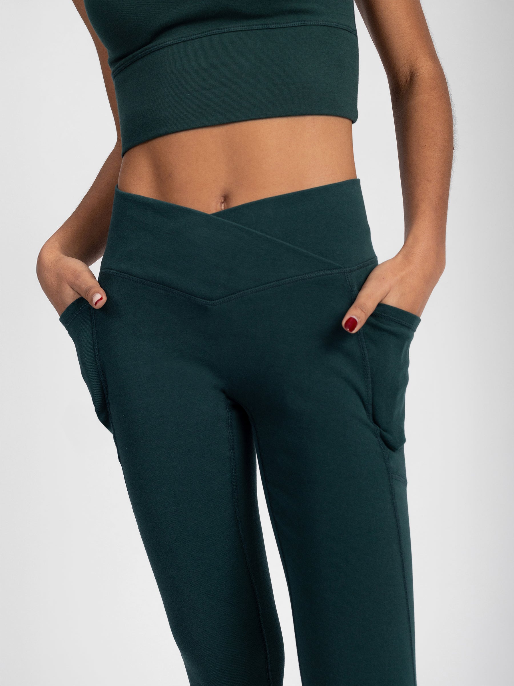PlantTec™ Organic Seamless Leggings | Monstera