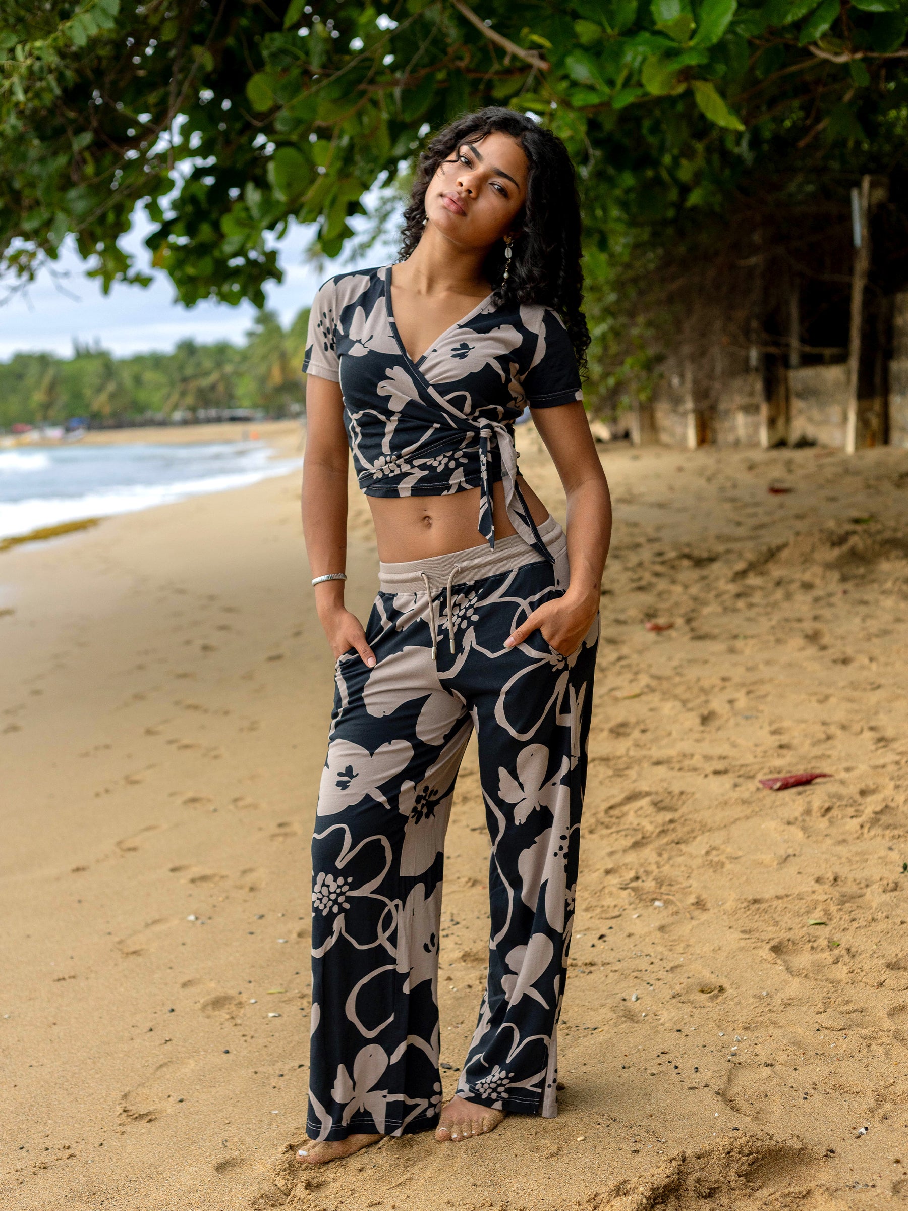 Wrap Crop Top | Moonflower