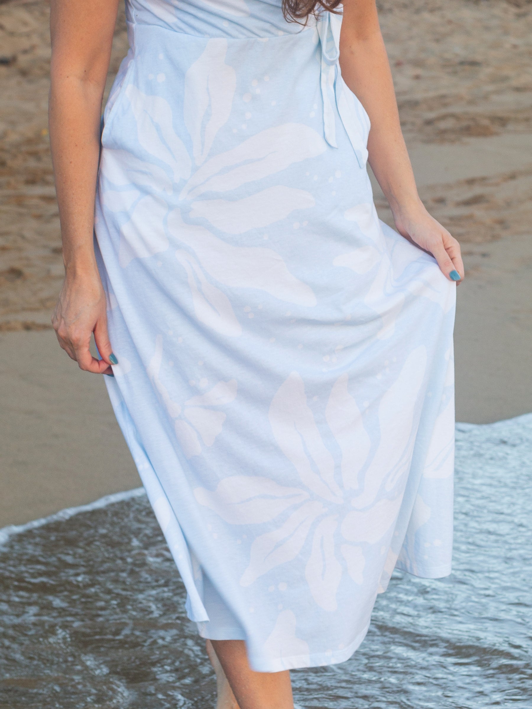 Isla Midi Dress | Naupaka Blossom
