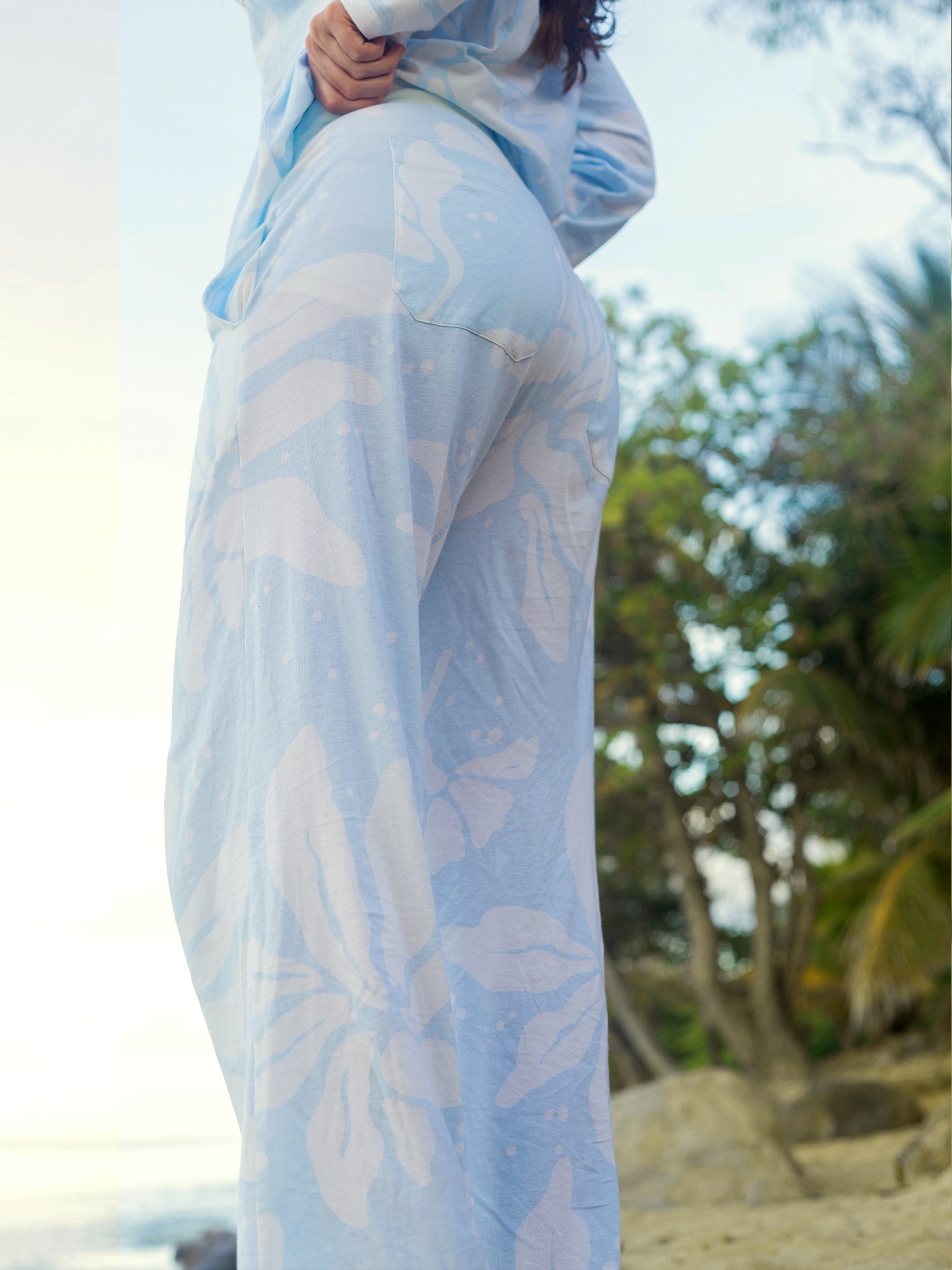 Getaway Pants | Naupaka Blossom