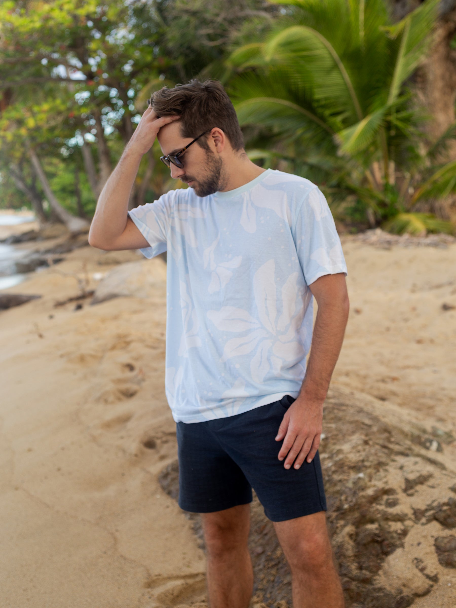 Low Tide Tee | Naupaka Blossom