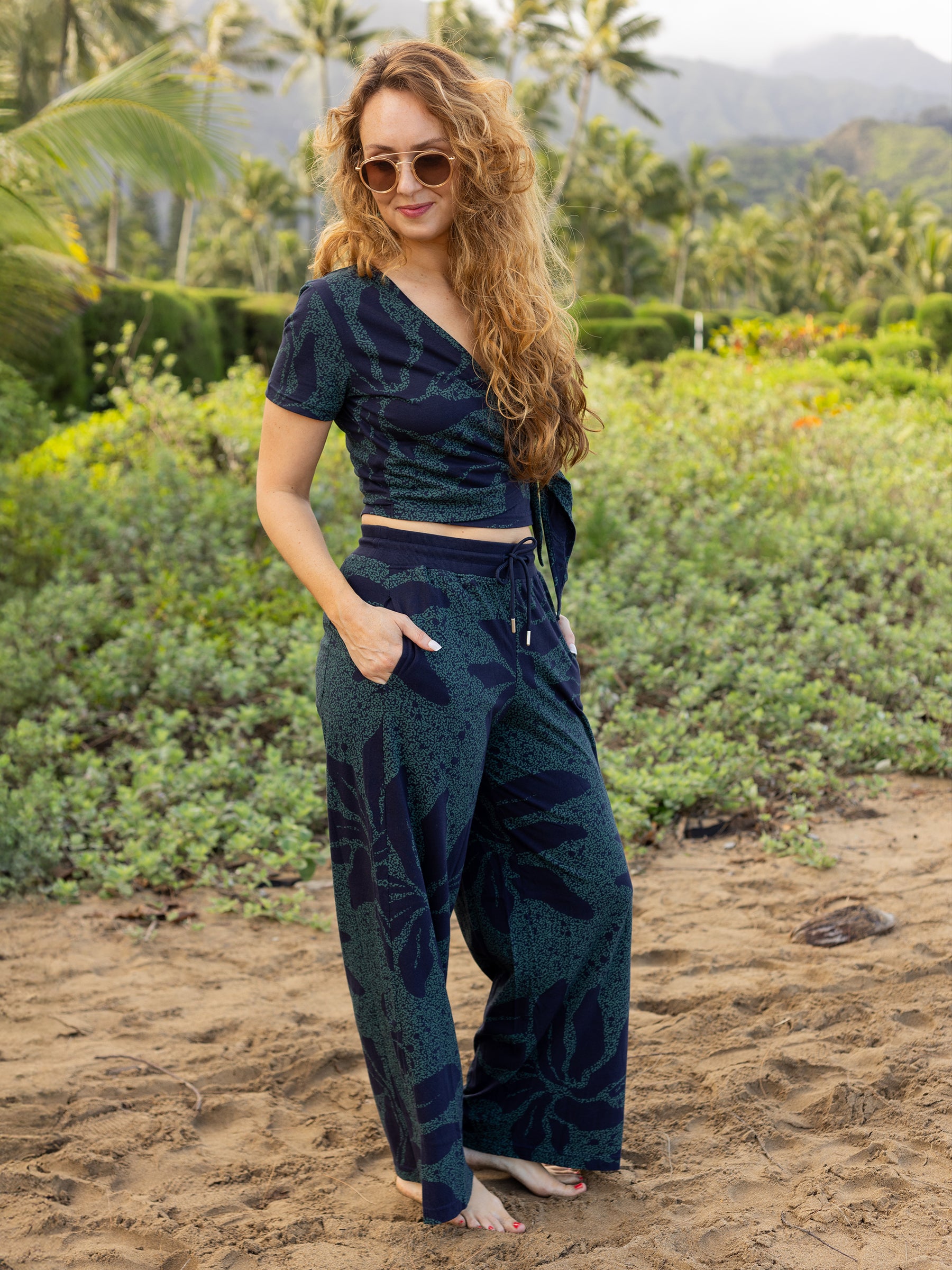 Wrap Crop Top | Nightbloom