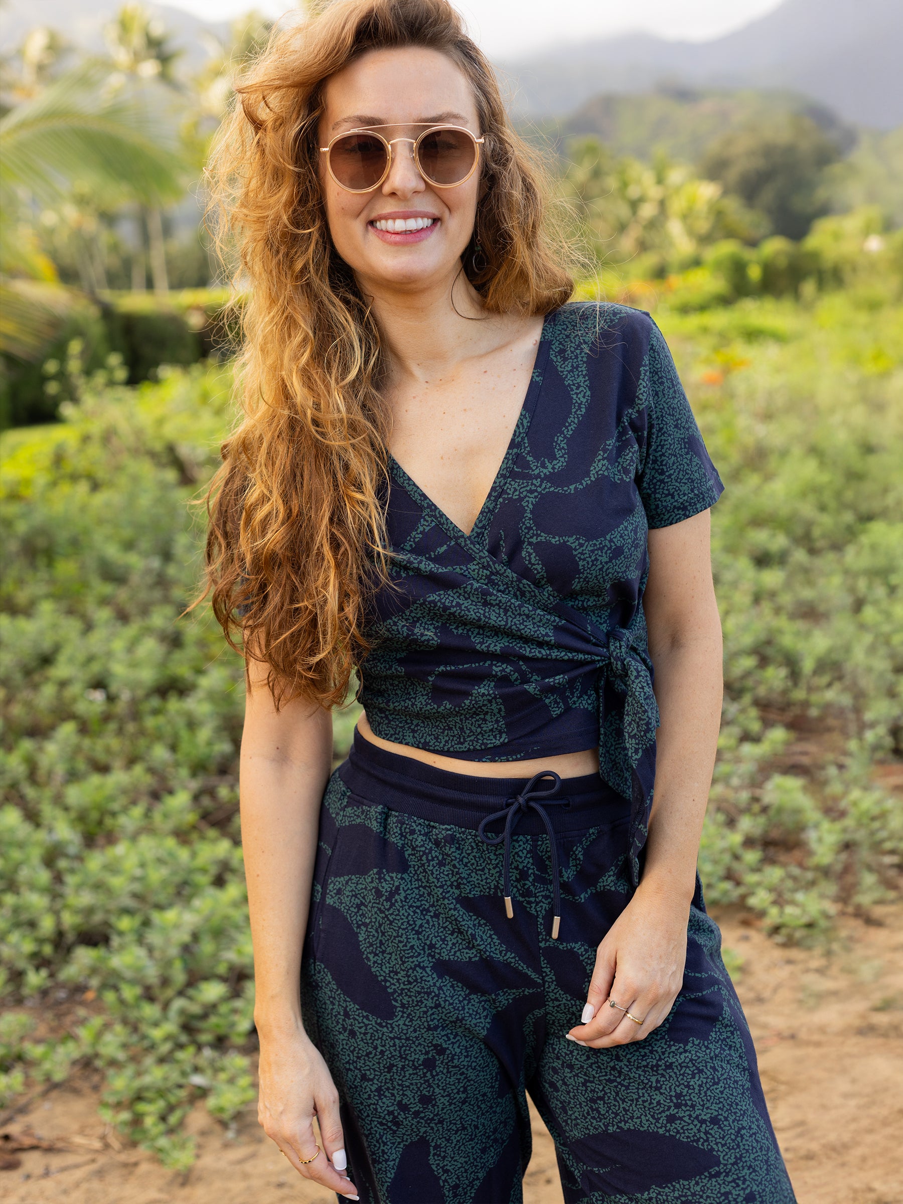 Wrap Crop Top | Nightbloom