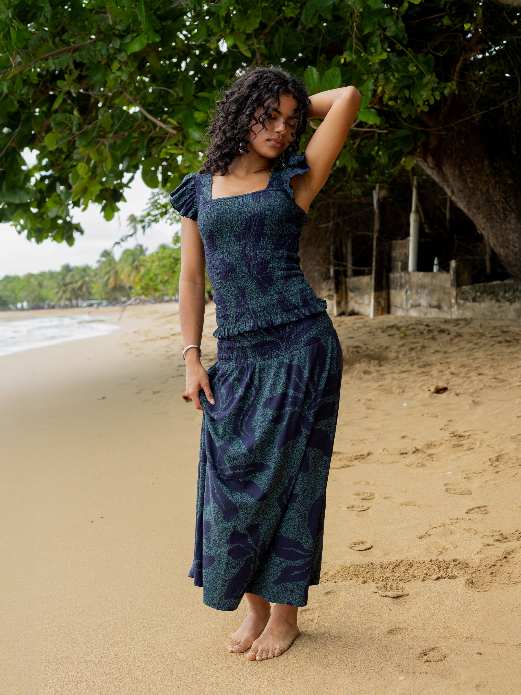 Smocked Skirt | Nightbloom