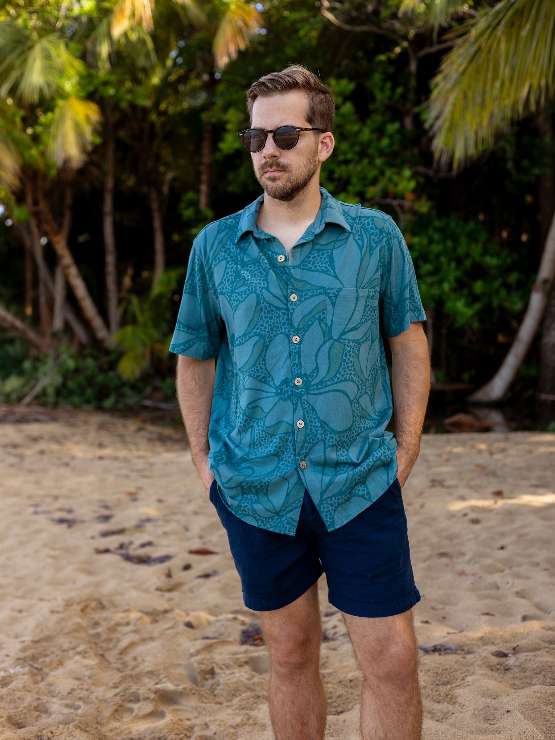 Organic Cotton Camp Shirt | Oasis