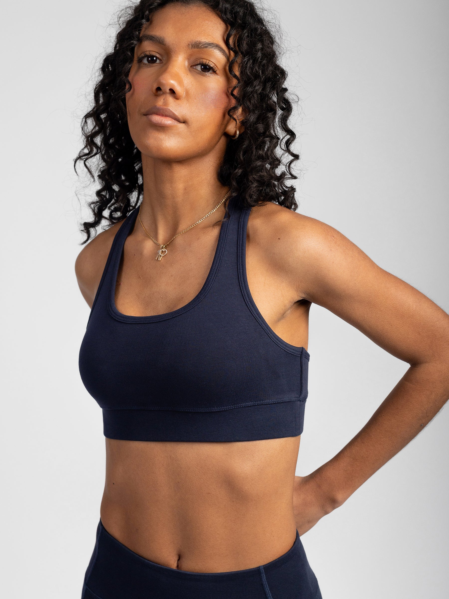 PlantTec™ Organic Sports Bra | Ocean