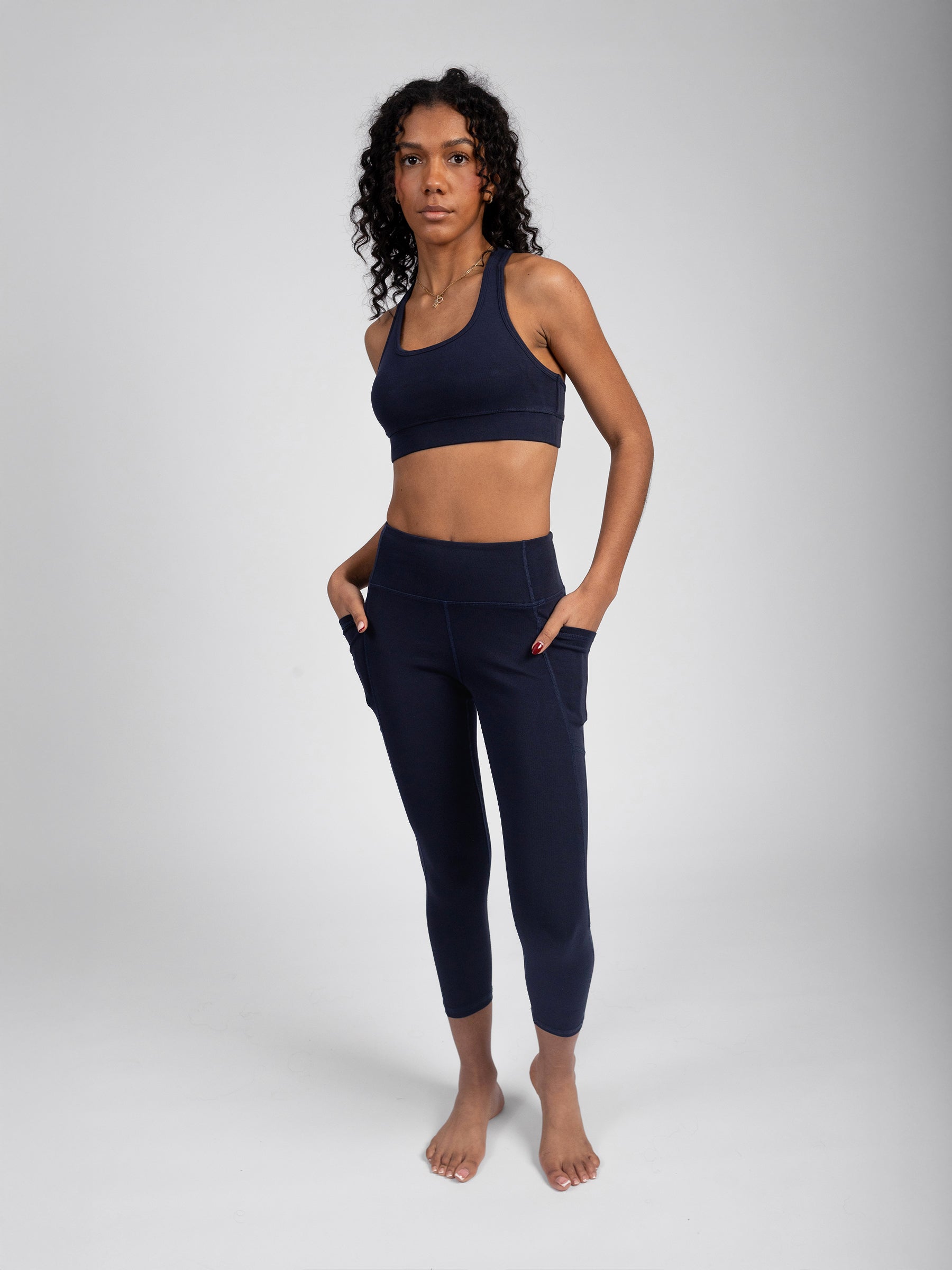 PlantTec™ Organic Sports Bra | Ocean