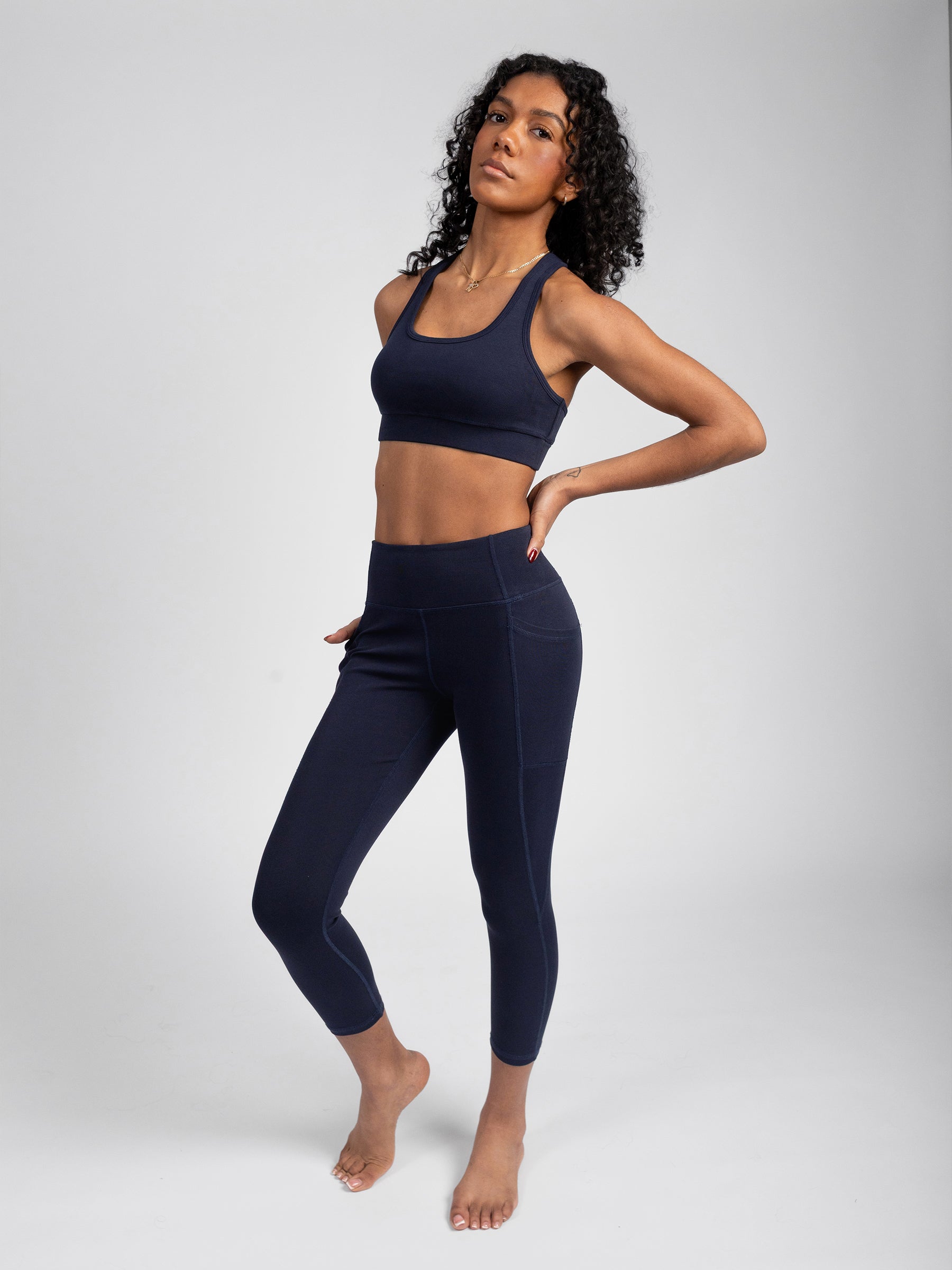 PlantTec™ Organic Sports Bra | Ocean