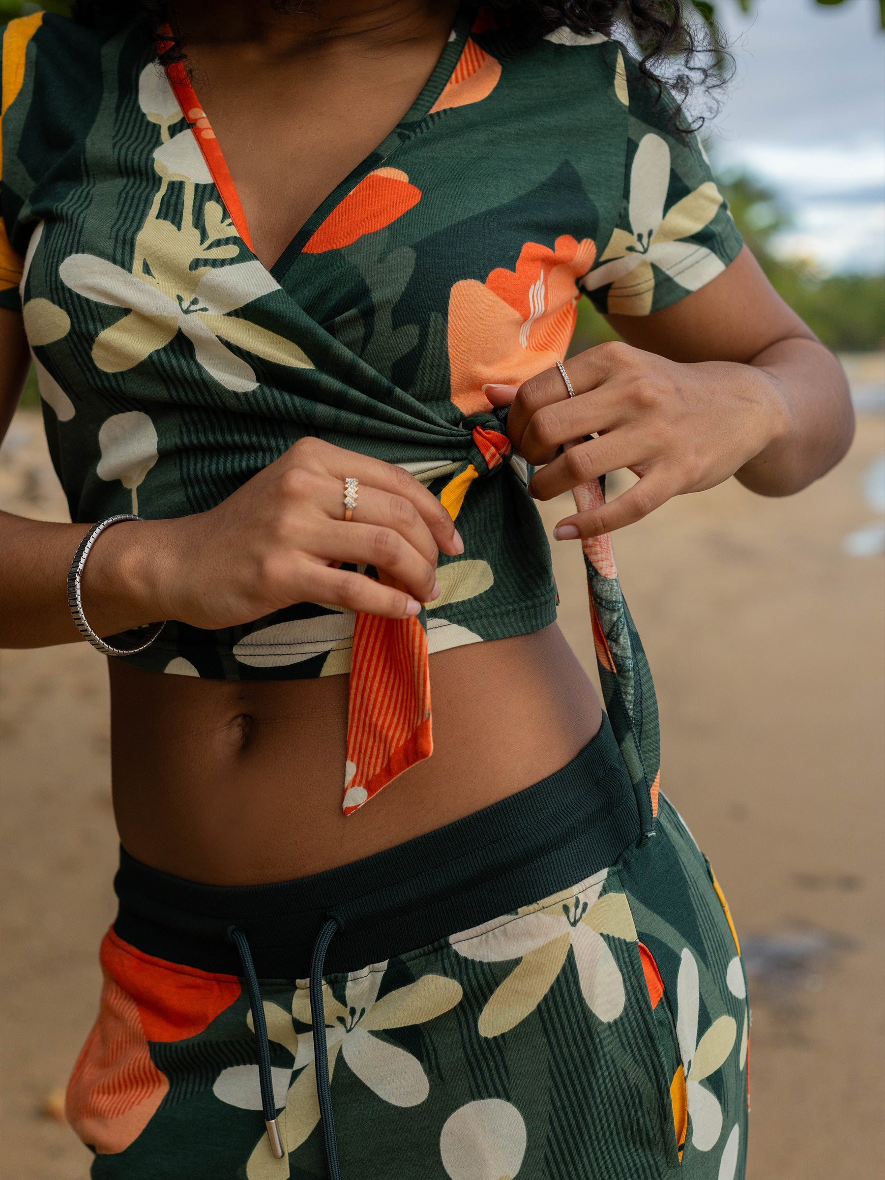 Wrap Crop Top | Paradise