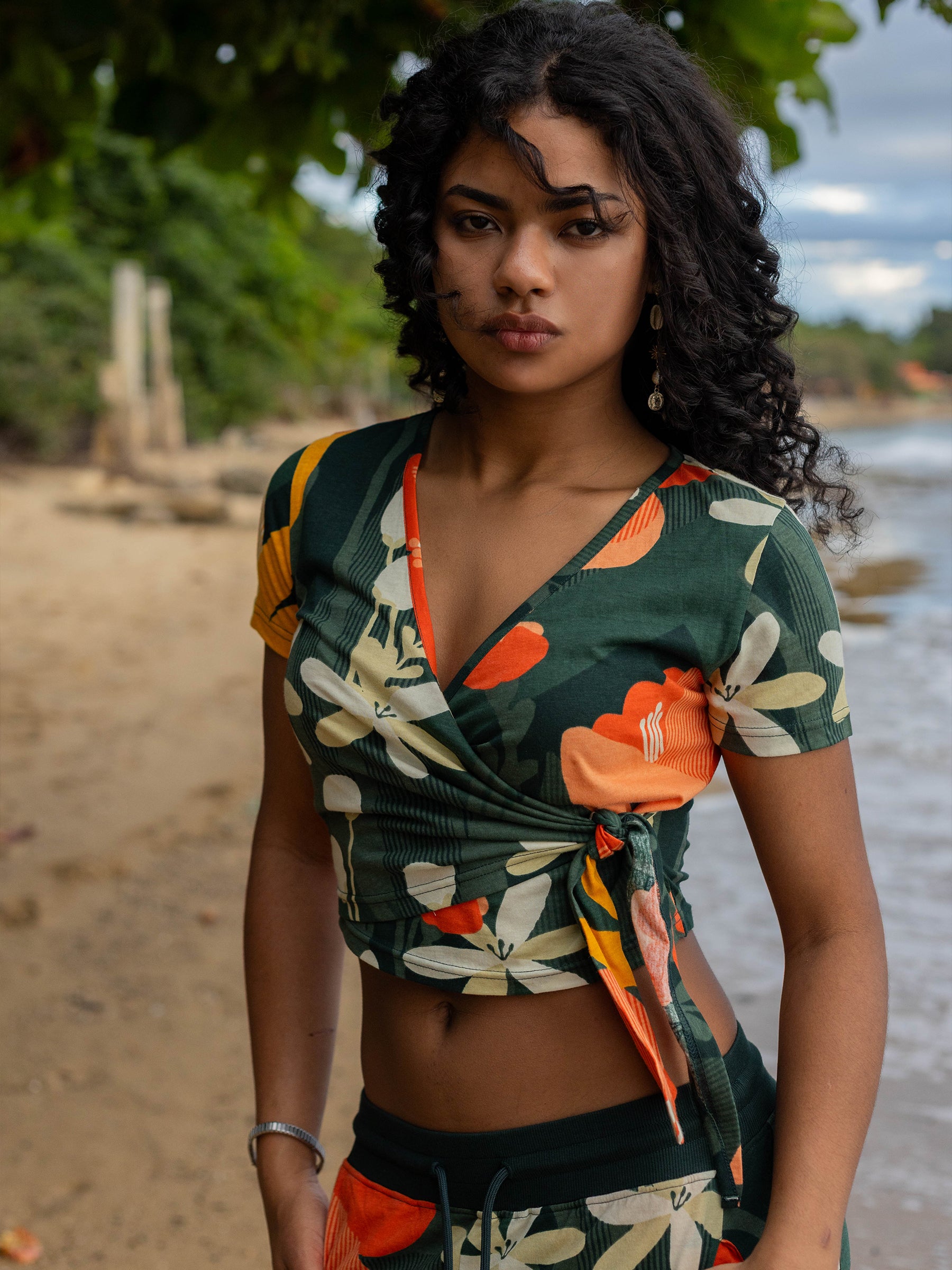 Wrap Crop Top | Paradise