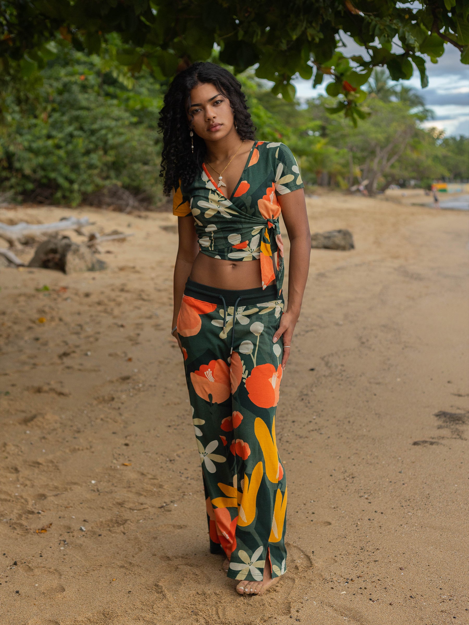 Wrap Crop Top | Paradise