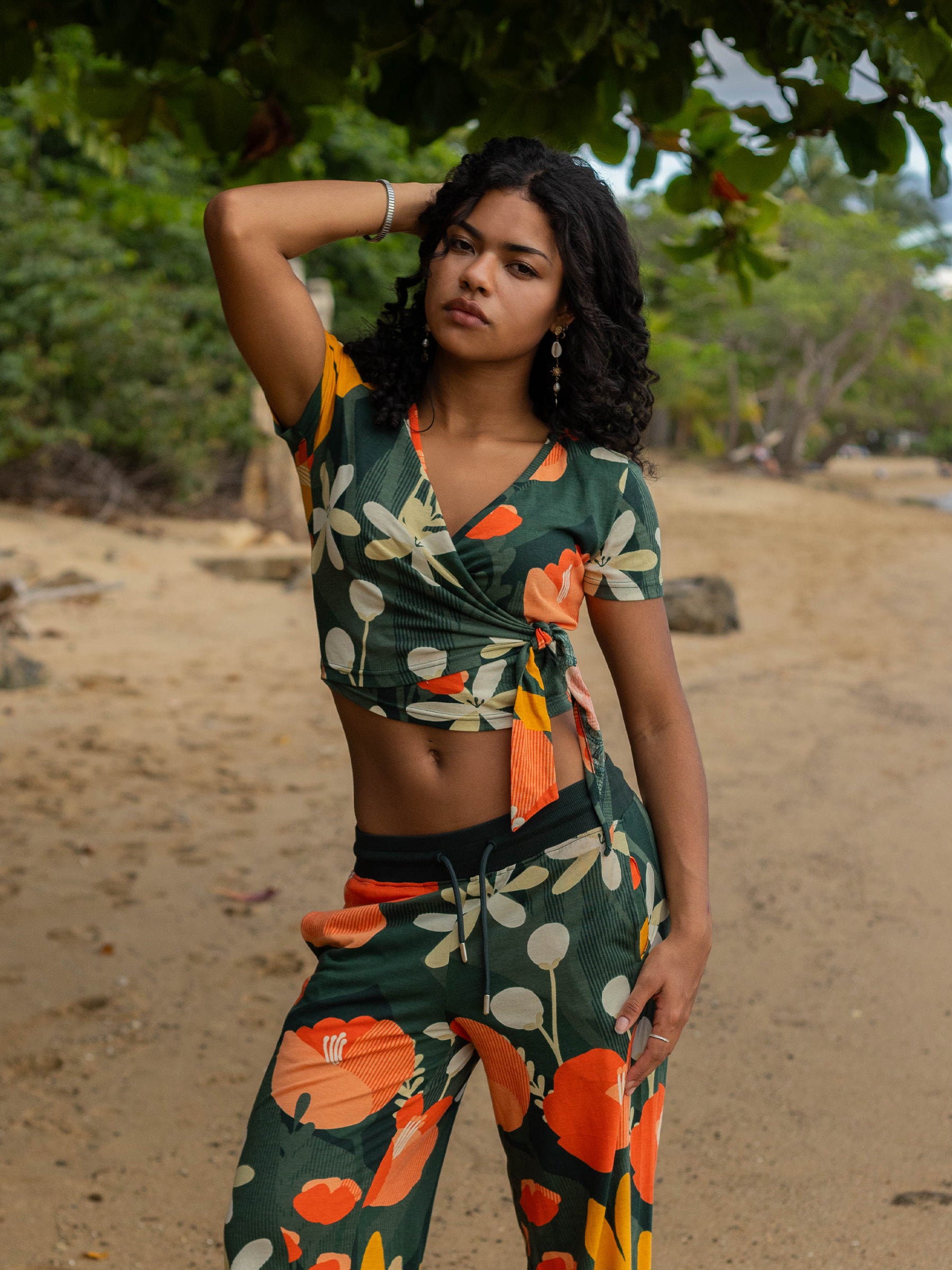 Wrap Crop Top | Paradise
