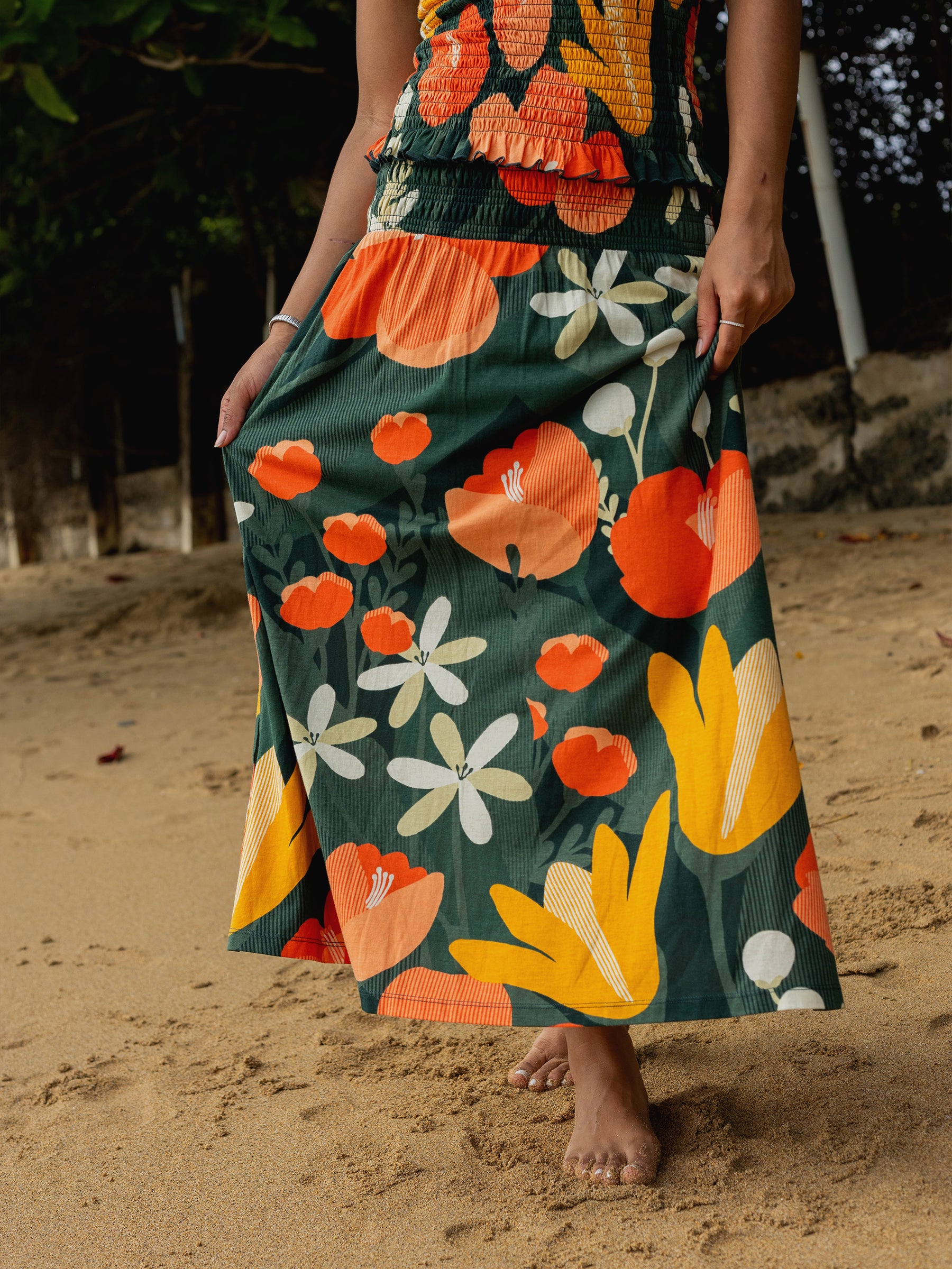 Smocked Skirt | Paradise