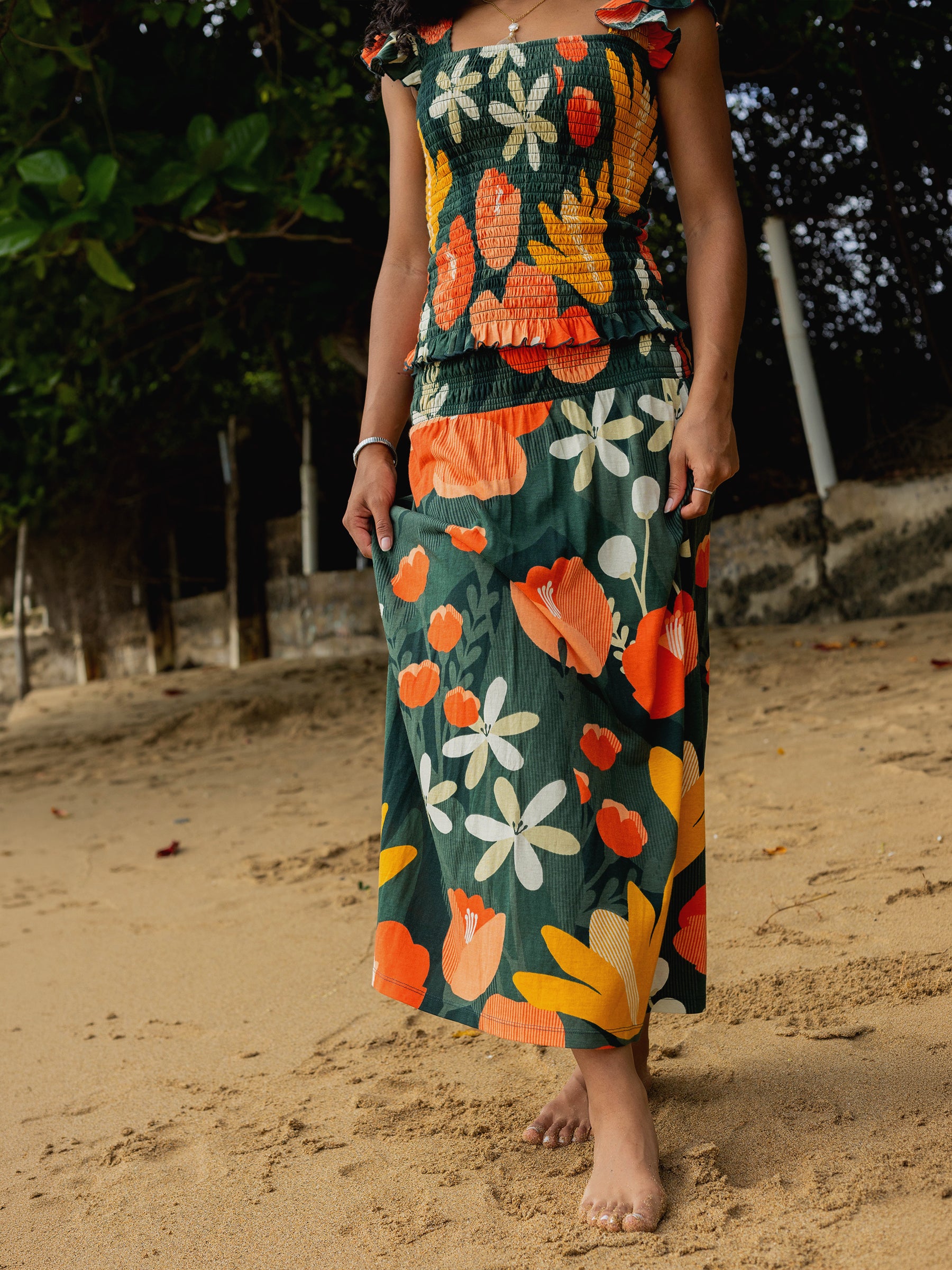 Smocked Skirt | Paradise