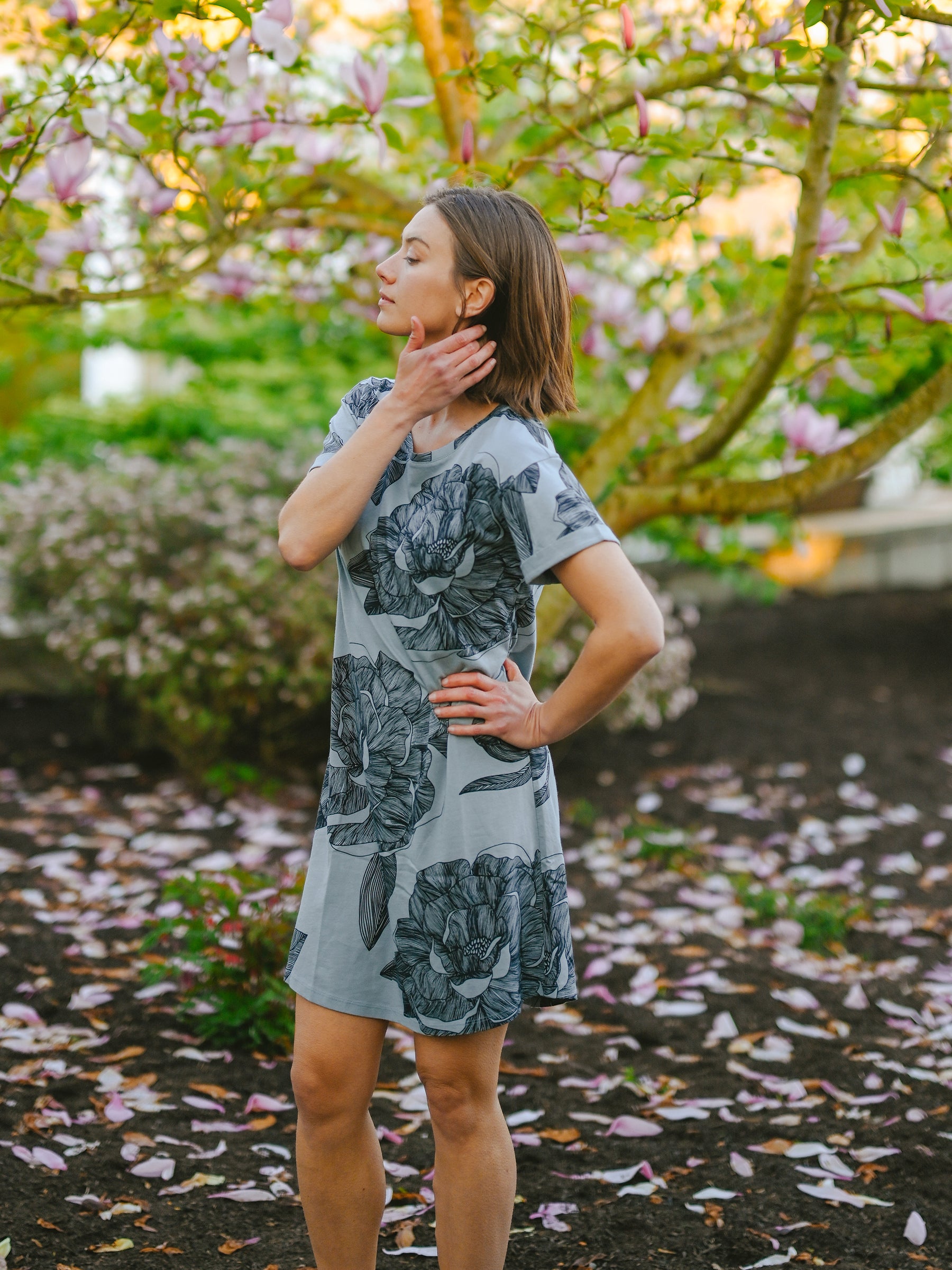 T-Shirt Dress | Peony