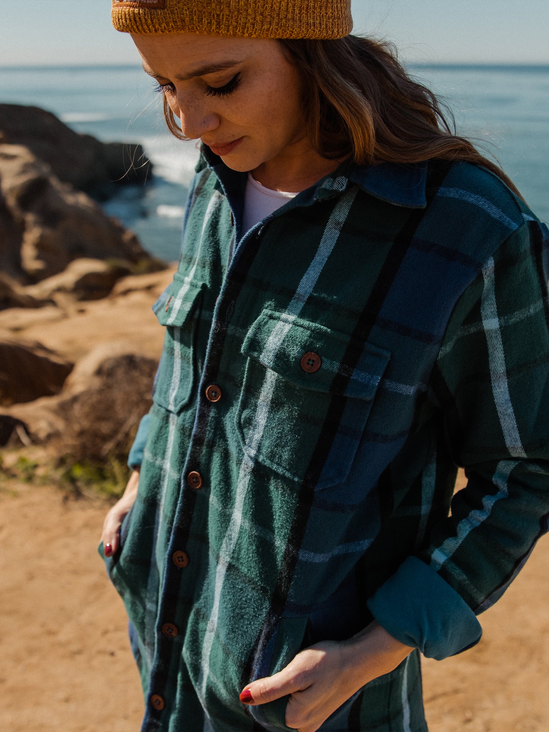 All-Gender Forester Organic Cotton Heavyweight Flannel Jacket