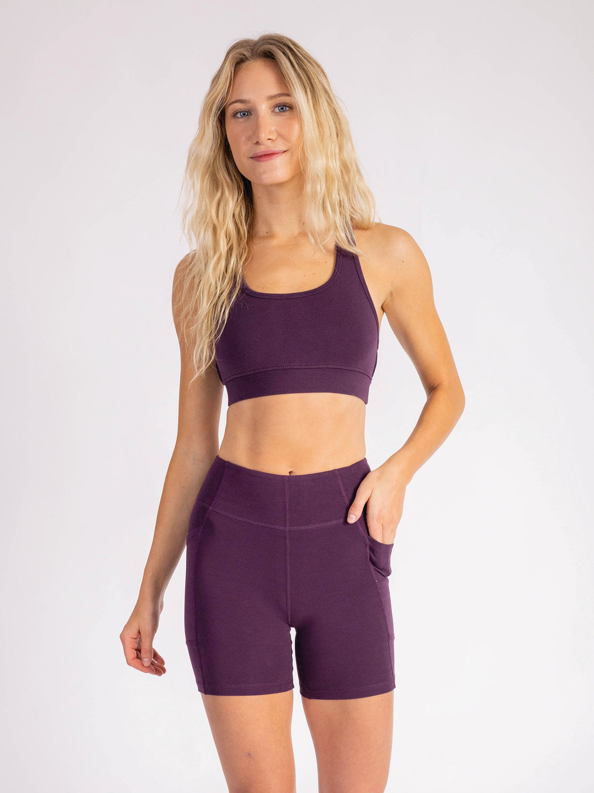 PlantTec™ Organic Shorts | Fig