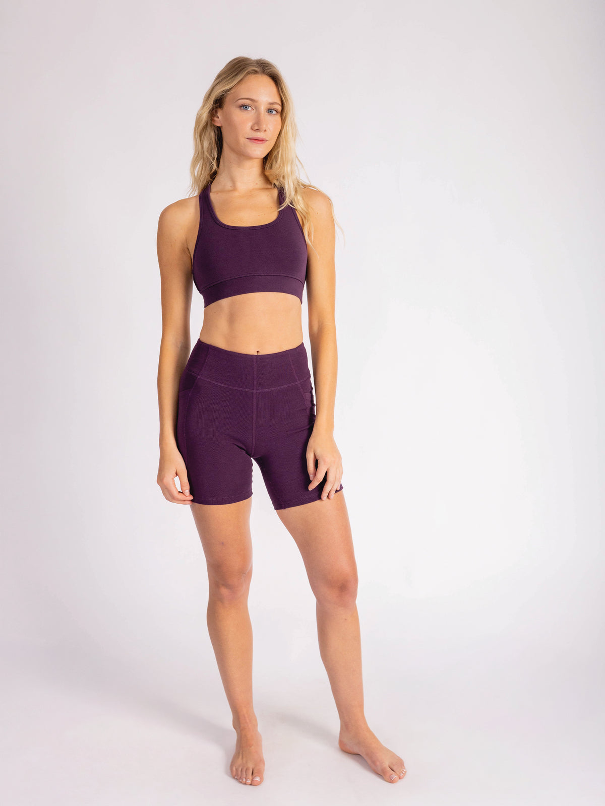 PlantTec™ Organic Sports Bra | Fig