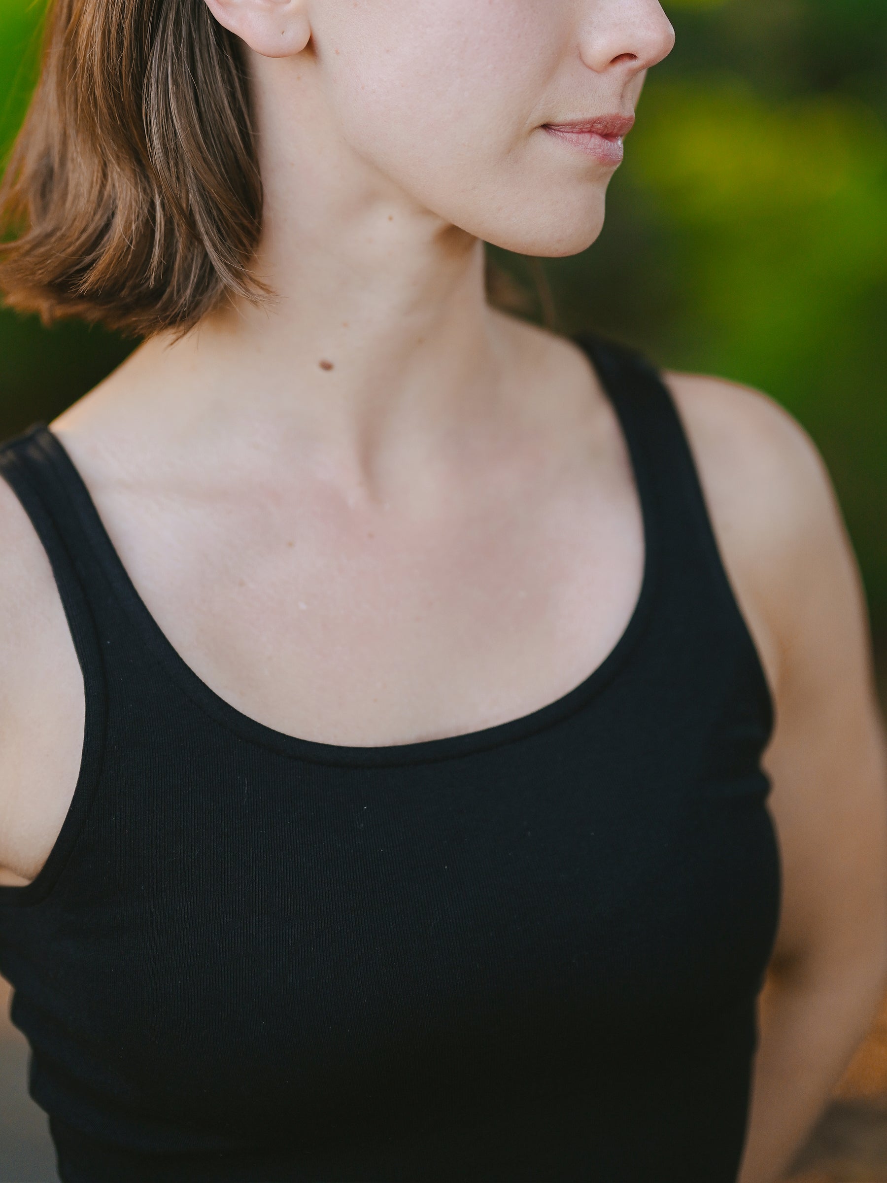 PlantTec™ Organic Compression Tank | Eclipse-Organic Activewear-Happy Earth