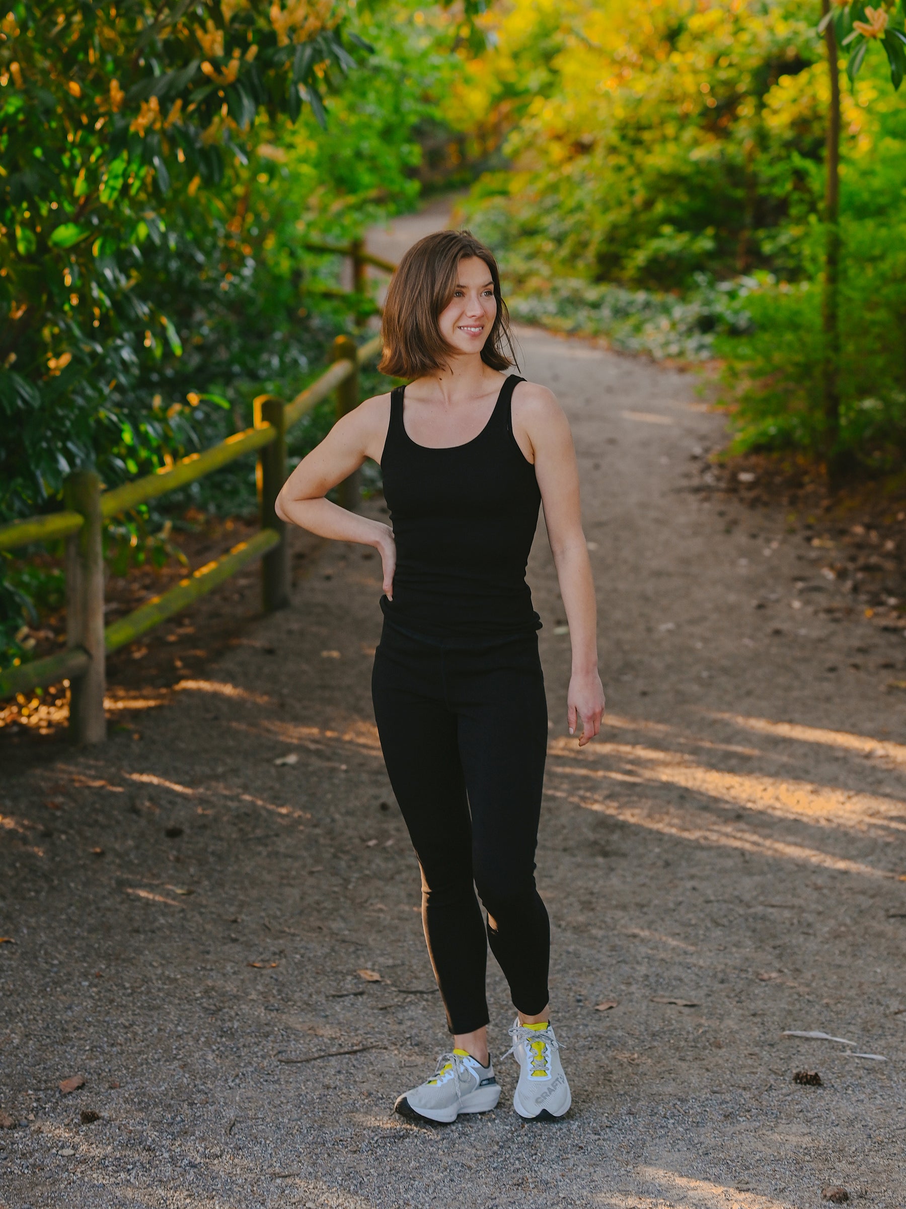 PlantTec™ Organic Compression Tank | Eclipse-Organic Activewear-Happy Earth