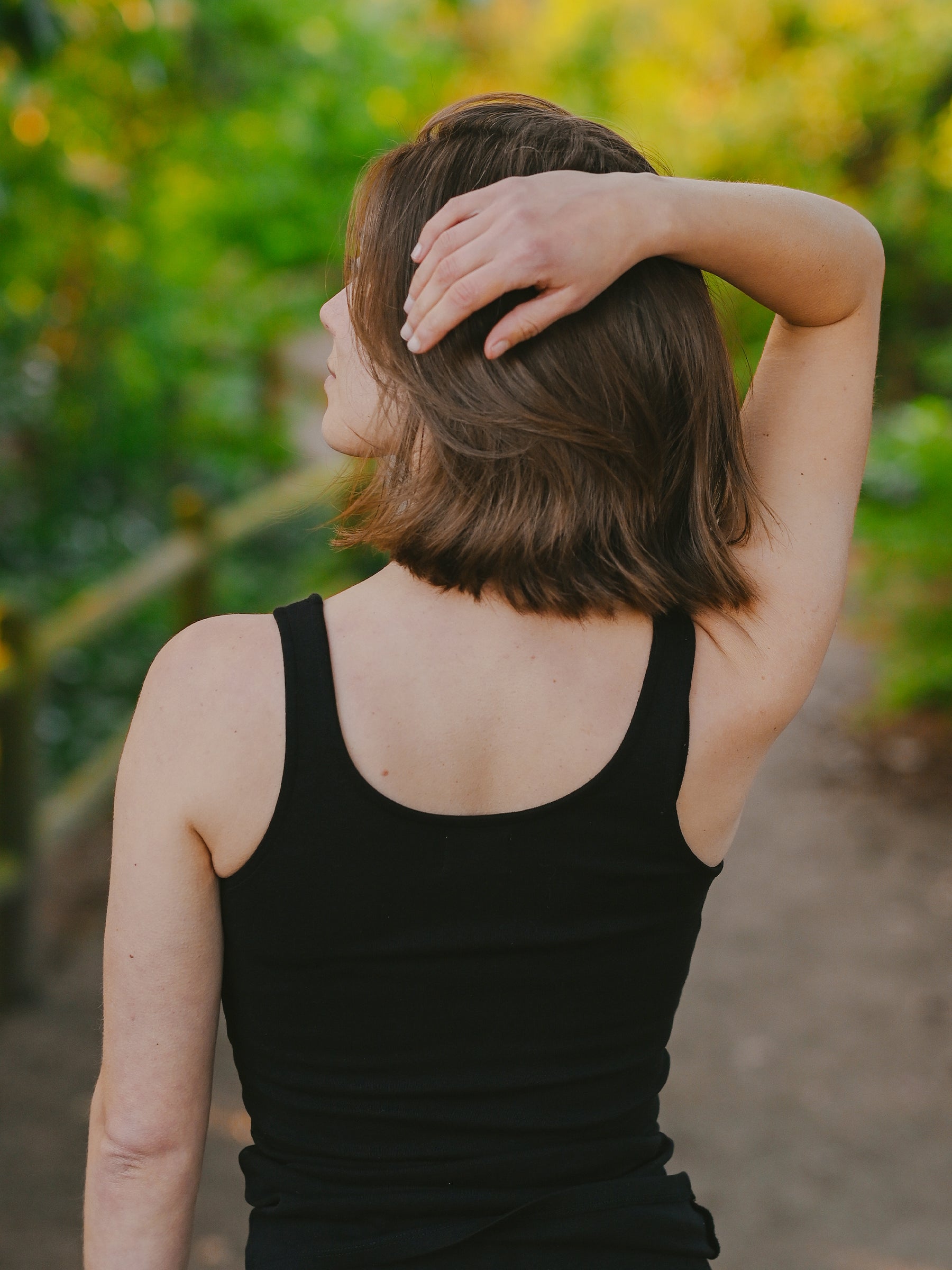 PlantTec™ Organic Compression Tank | Eclipse-Organic Activewear-Happy Earth