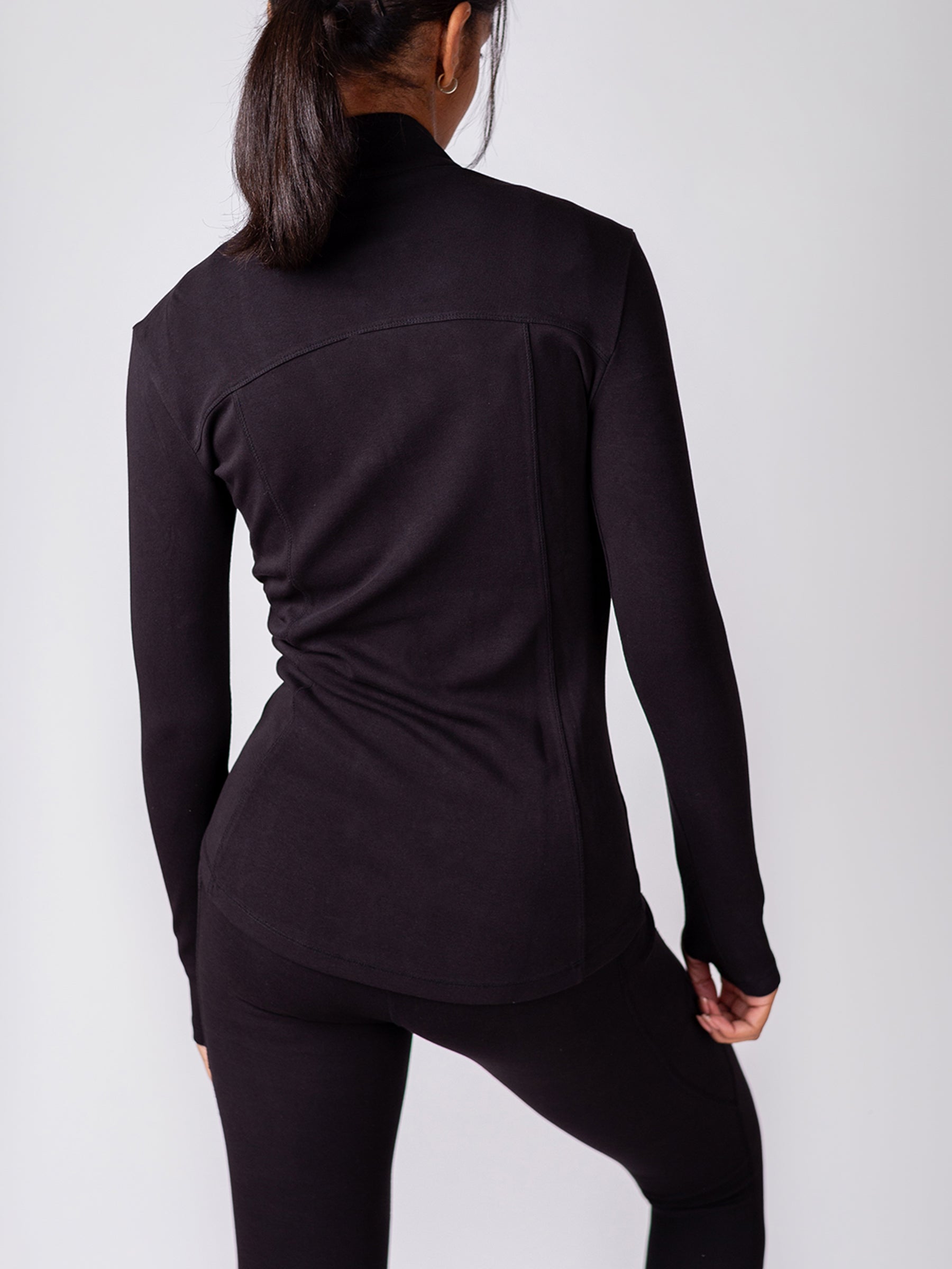 PlantTec™ Organic Contour Jacket | Eclipse-Organic Activewear-Happy Earth