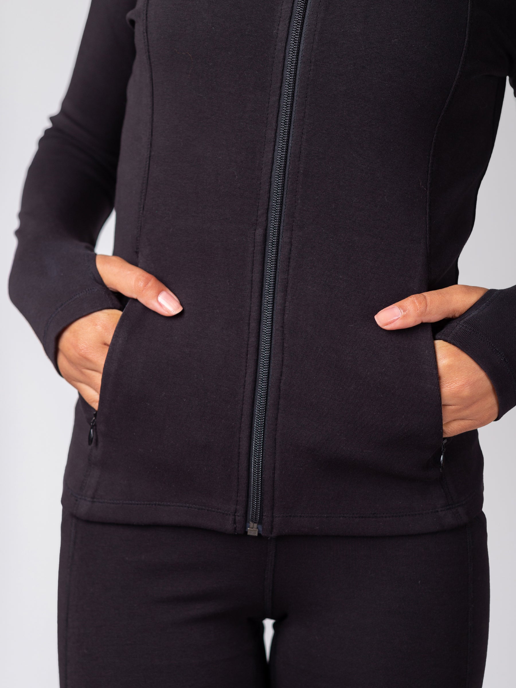 PlantTec™ Organic Contour Jacket | Eclipse-Organic Activewear-Happy Earth