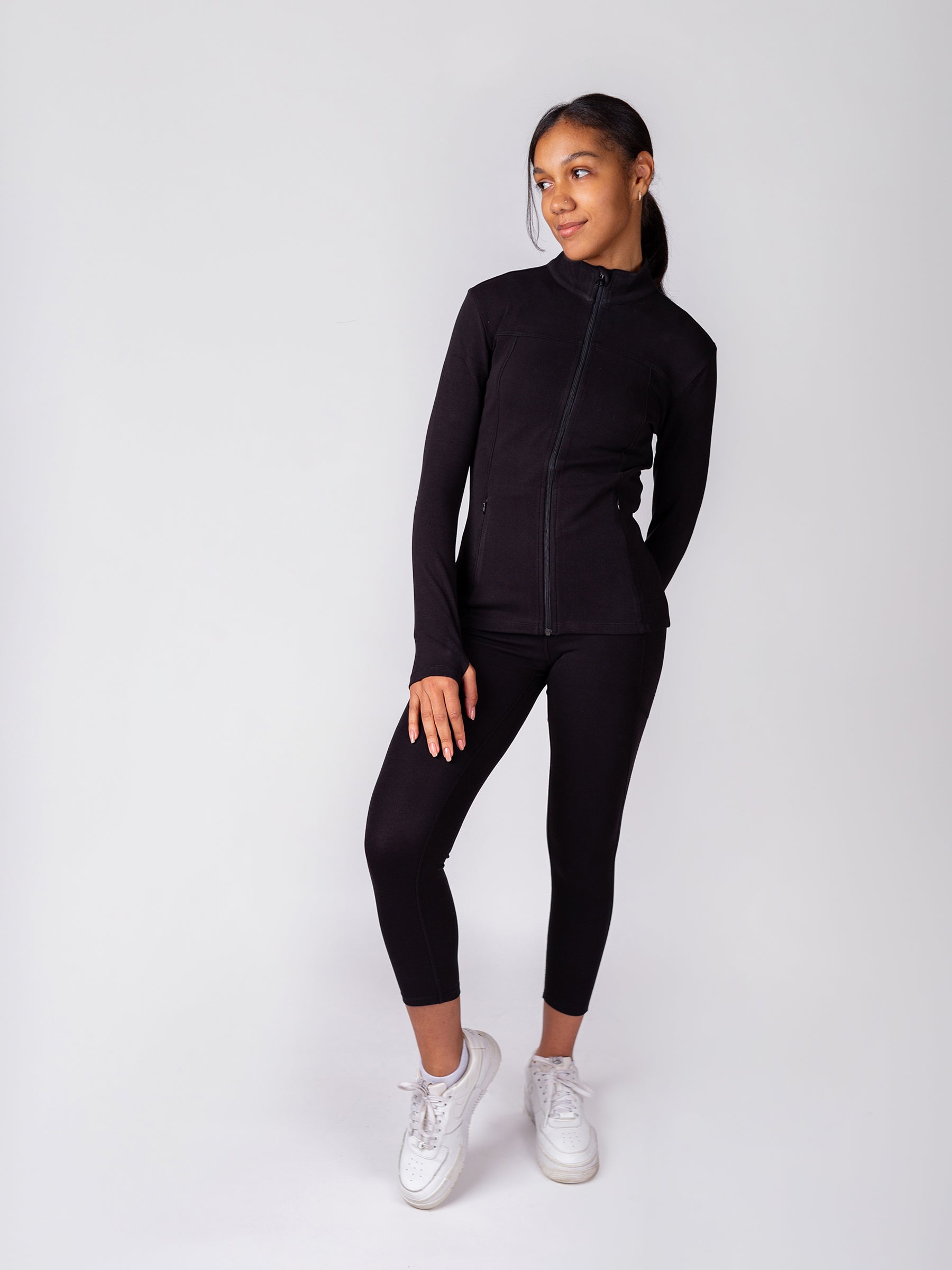 PlantTec™ Organic Contour Jacket | Eclipse-Organic Activewear-Happy Earth