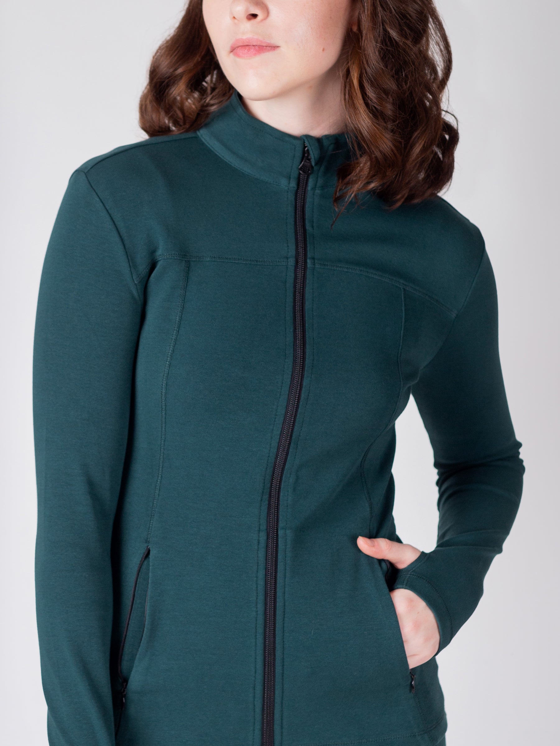 PlantTec™ Organic Contour Jacket | Monstera-Organic Activewear-Happy Earth