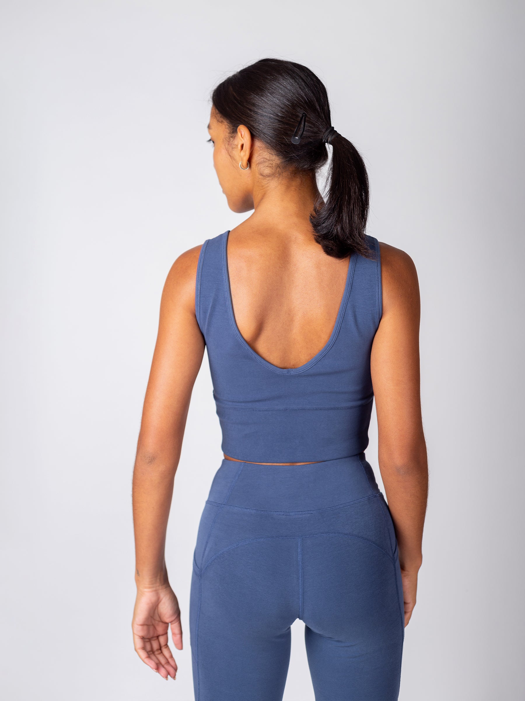 PlantTec™ Organic Reversible Tank | Blueberry-Organic Activewear-Happy Earth
