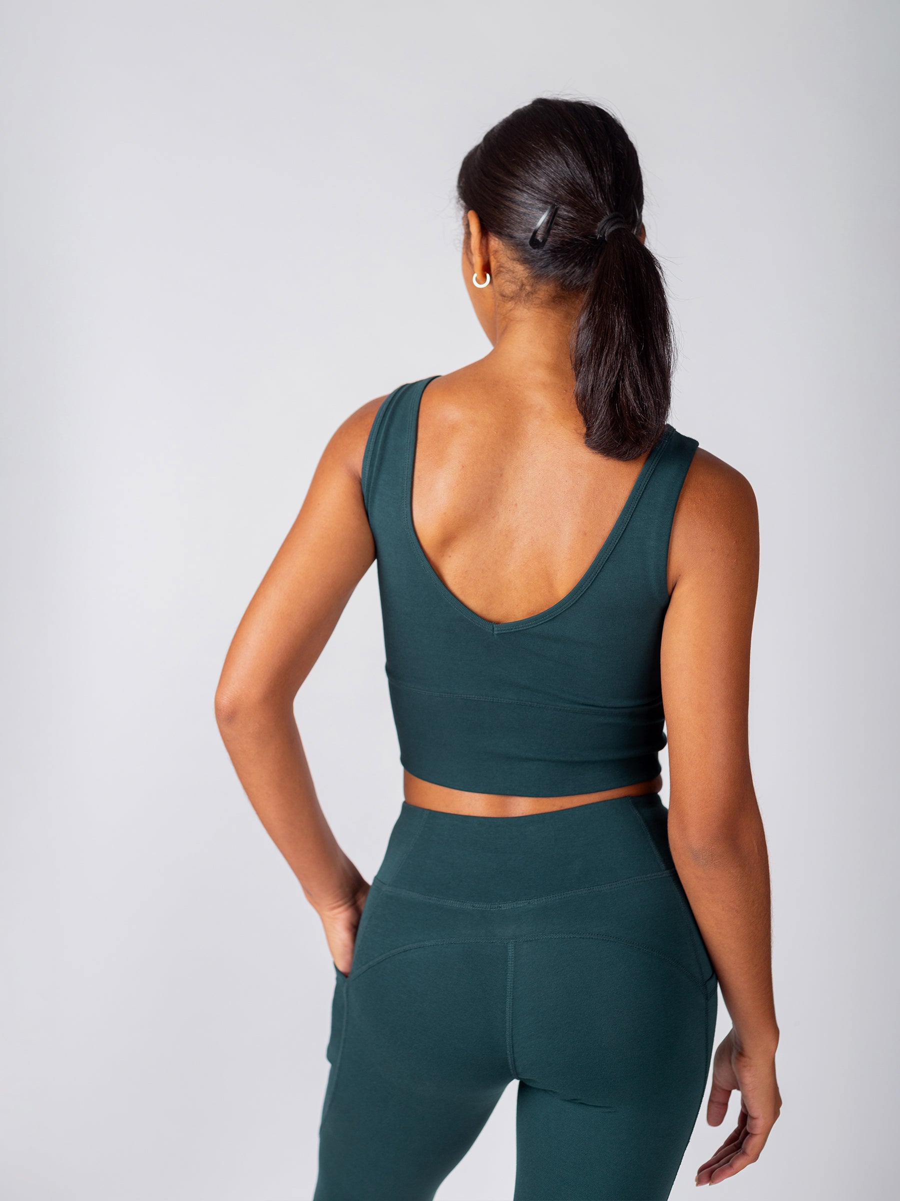 PlantTec™ Organic Reversible Tank | Monstera-Organic Activewear-Happy Earth