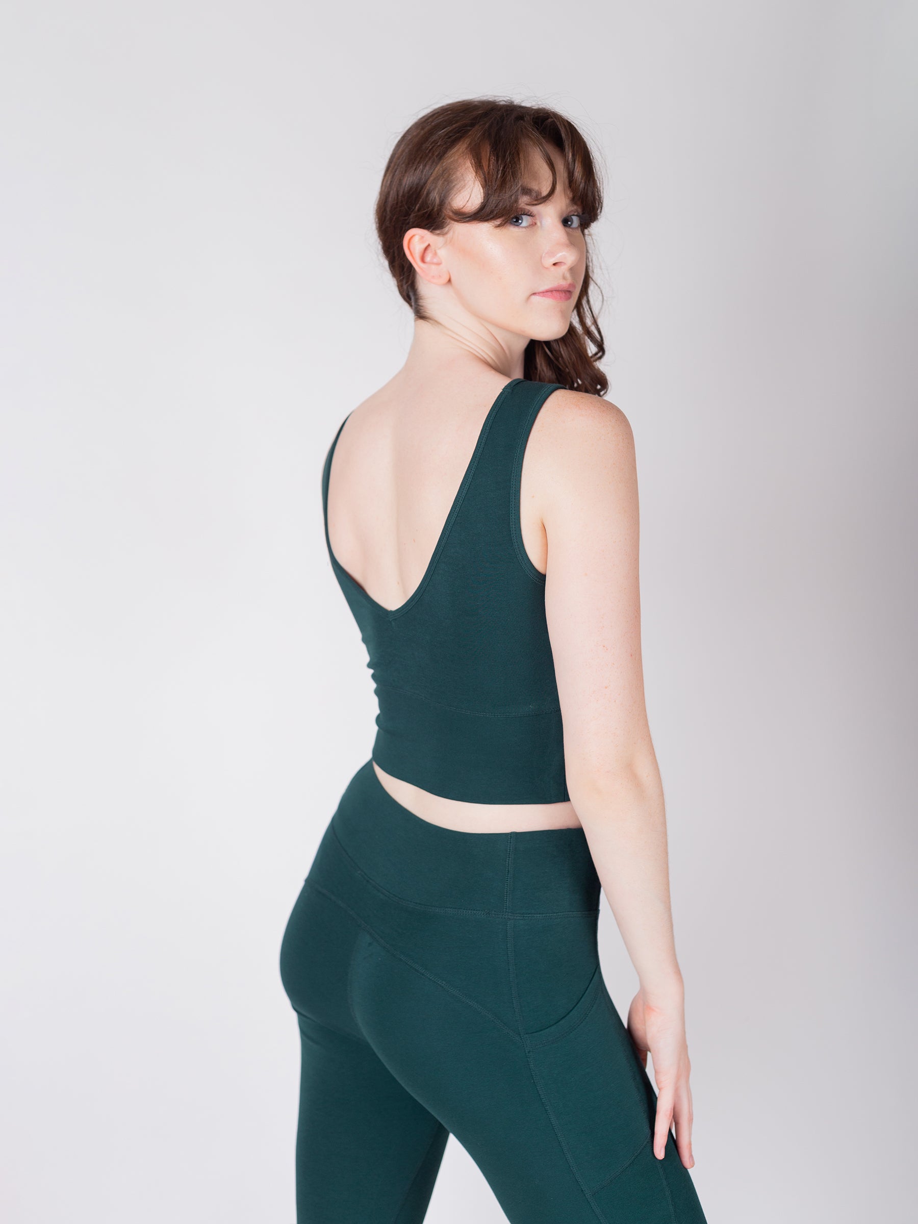 PlantTec™ Organic Reversible Tank | Monstera-Organic Activewear-Happy Earth