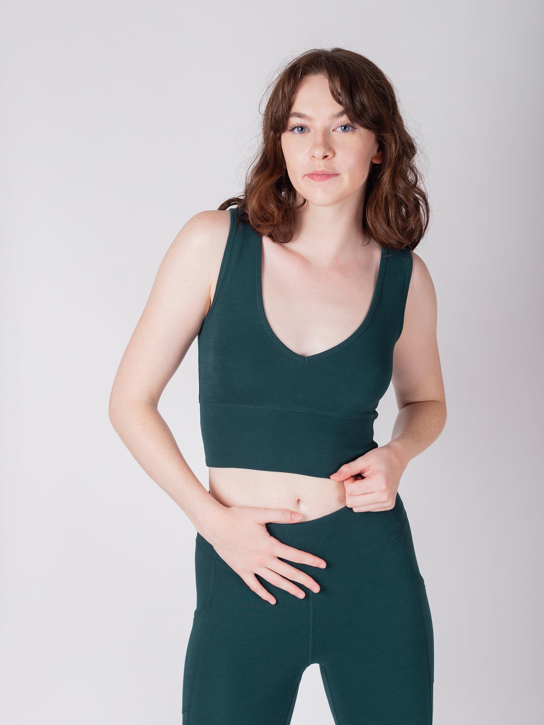 PlantTec™ Organic Reversible Tank | Monstera-Organic Activewear-Happy Earth
