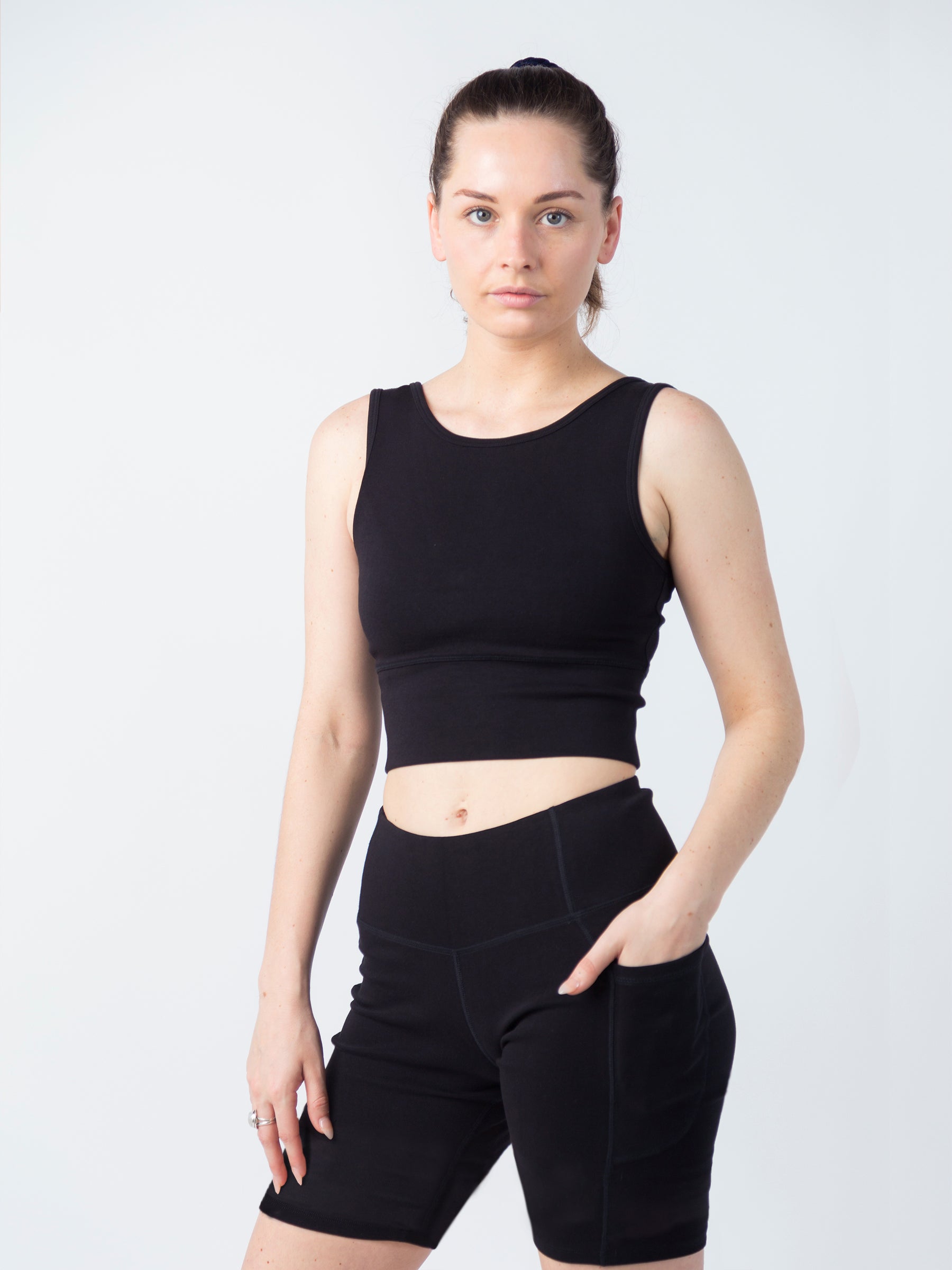 PlantTec™ Organic Shorts | Eclipse-Organic Activewear-Happy Earth