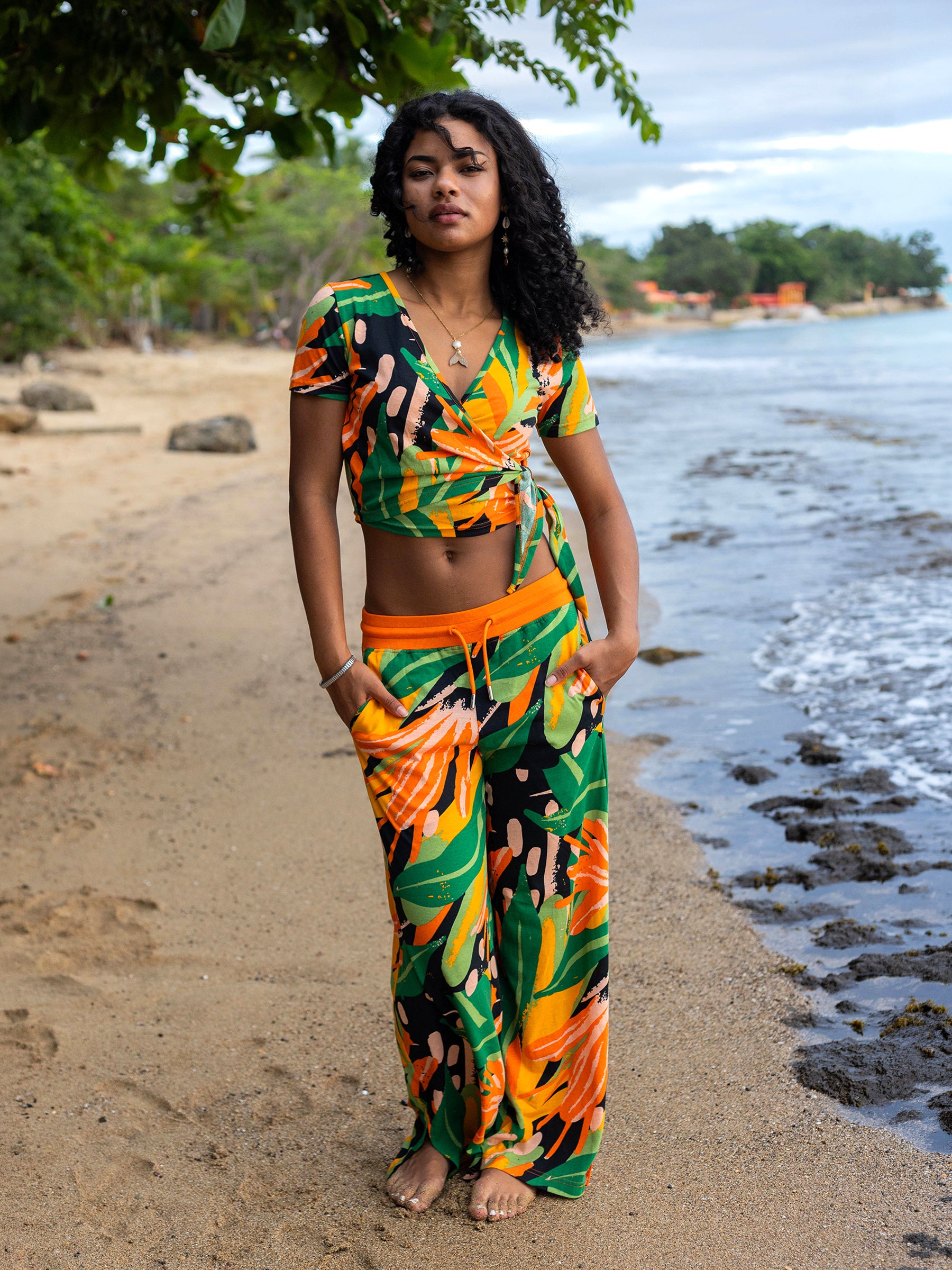 Wrap Crop Top | Playa