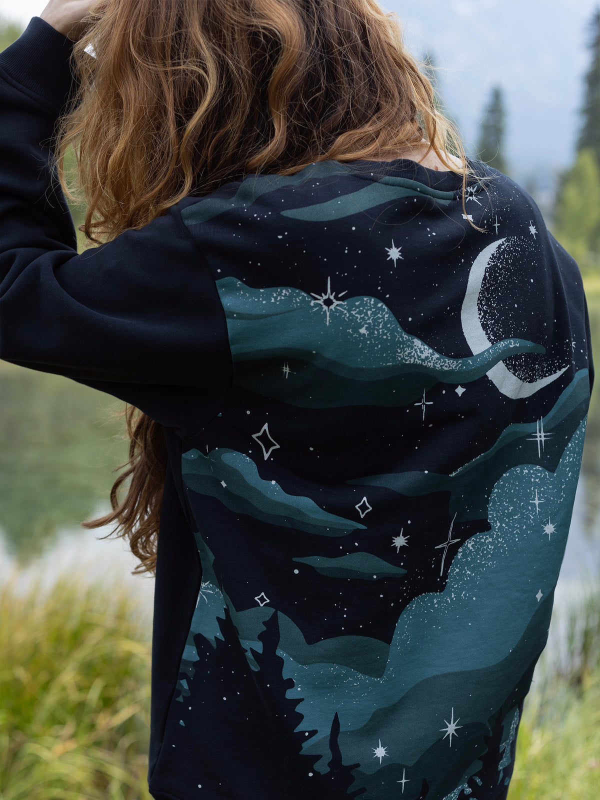 Nocturne Pullover, organic cotton pullover sweatshirt