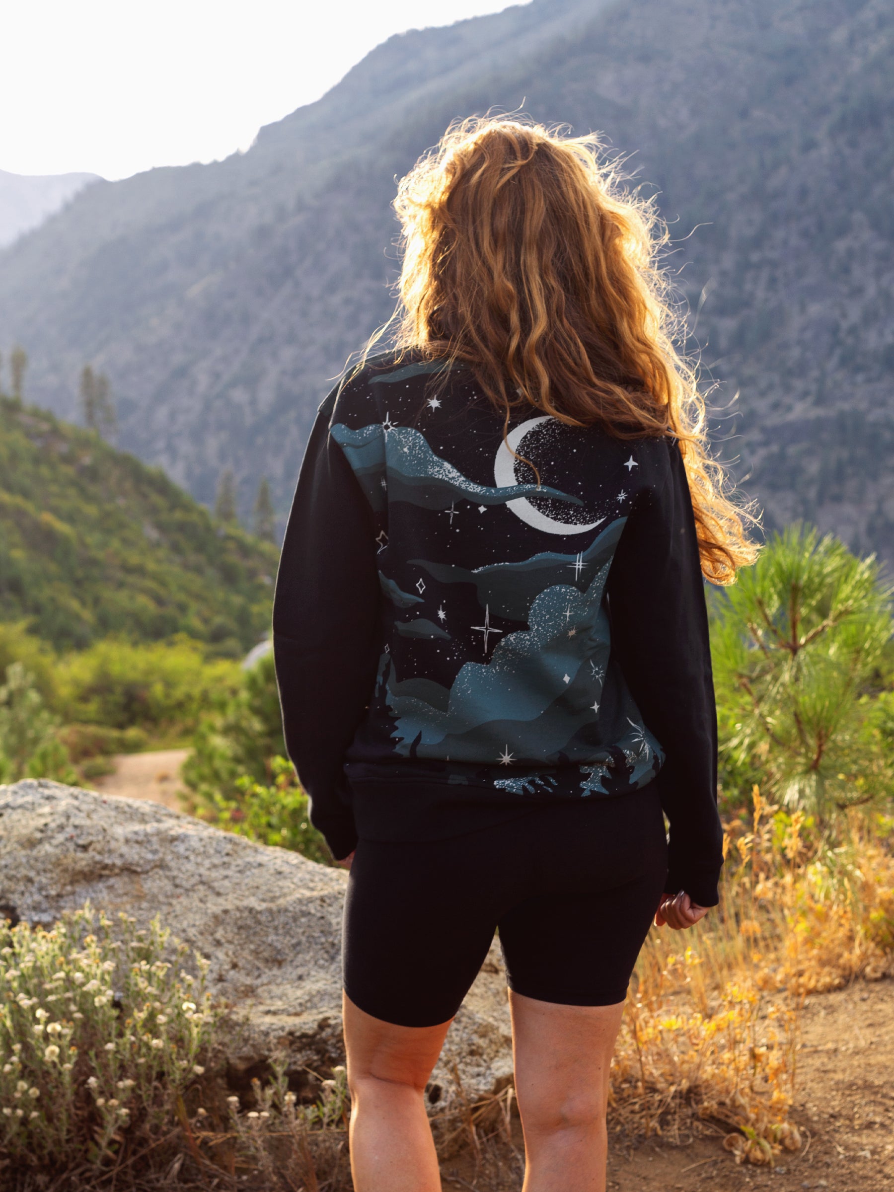 Nocturne Pullover, a Organic Sweatshirt by Happy Earth Apparel