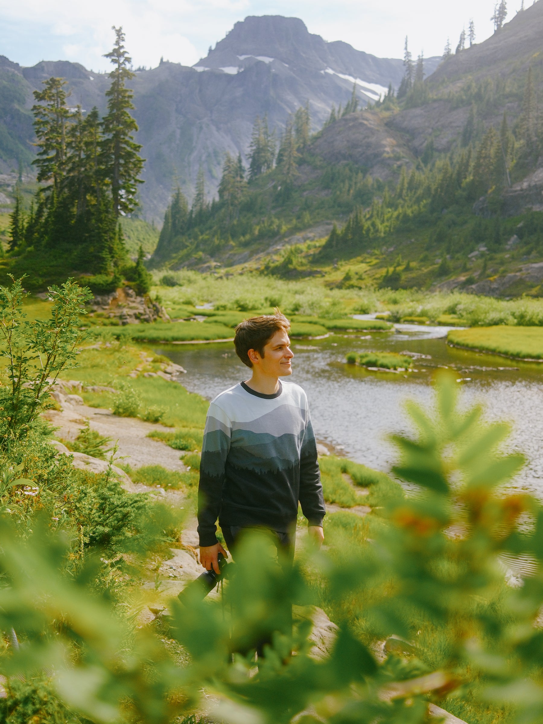 Smoky Mountains Pullover, a Organic Sweatshirt by Happy Earth Apparel