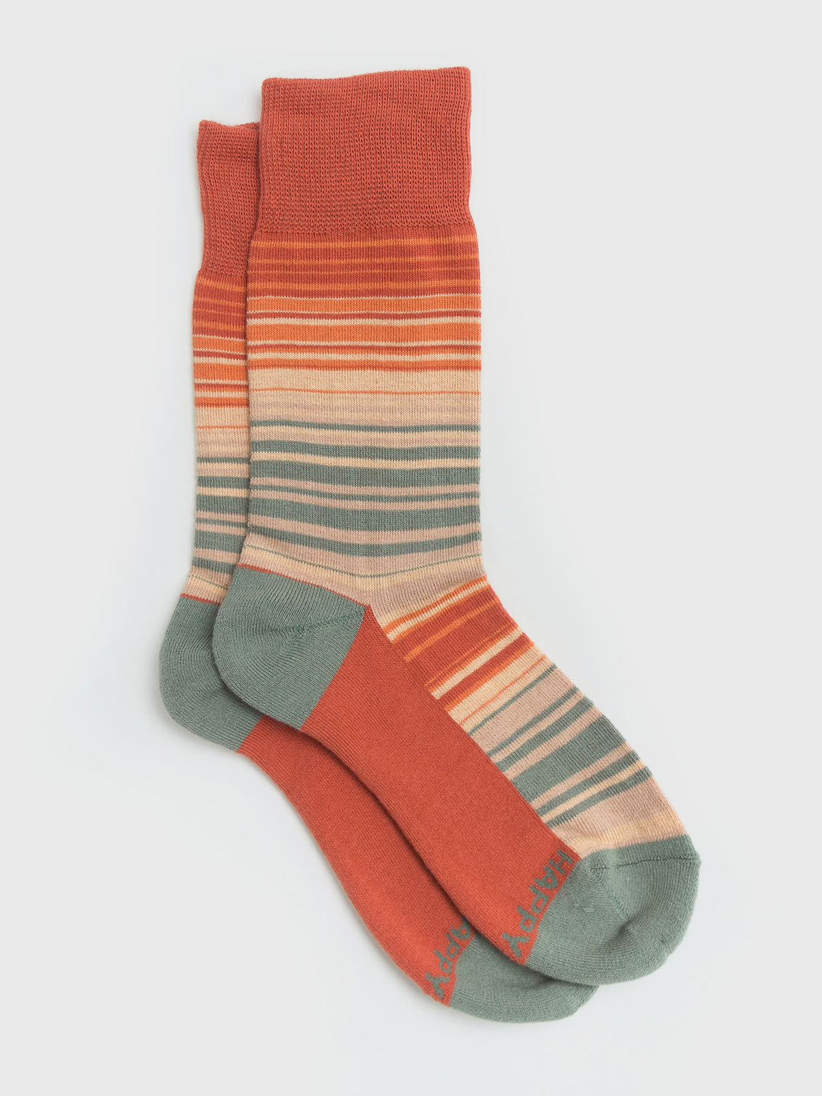 Picture of Sunset Striped Crew Socks - Unisex