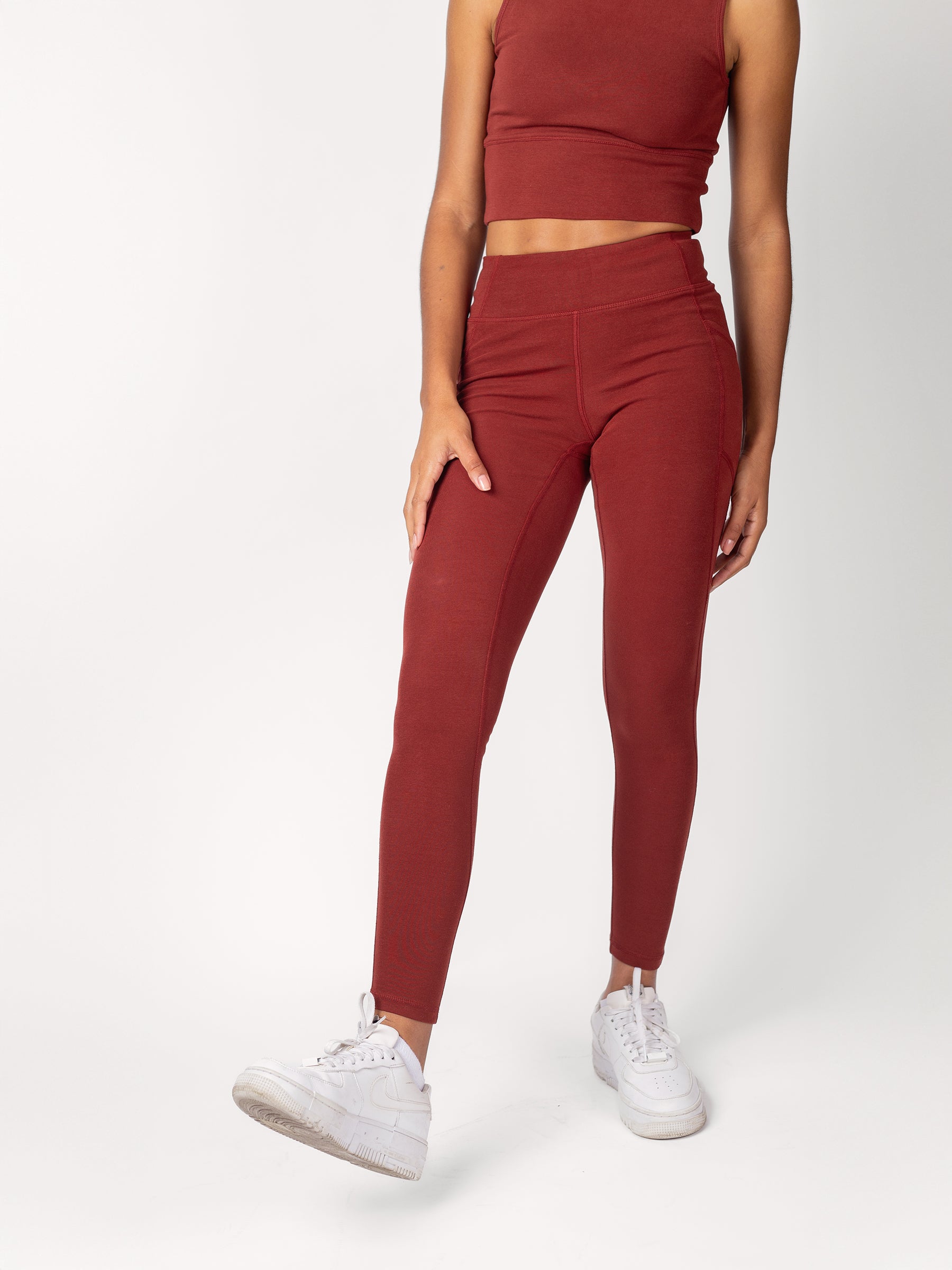 PlantTec™ Organic Leggings | Redwood