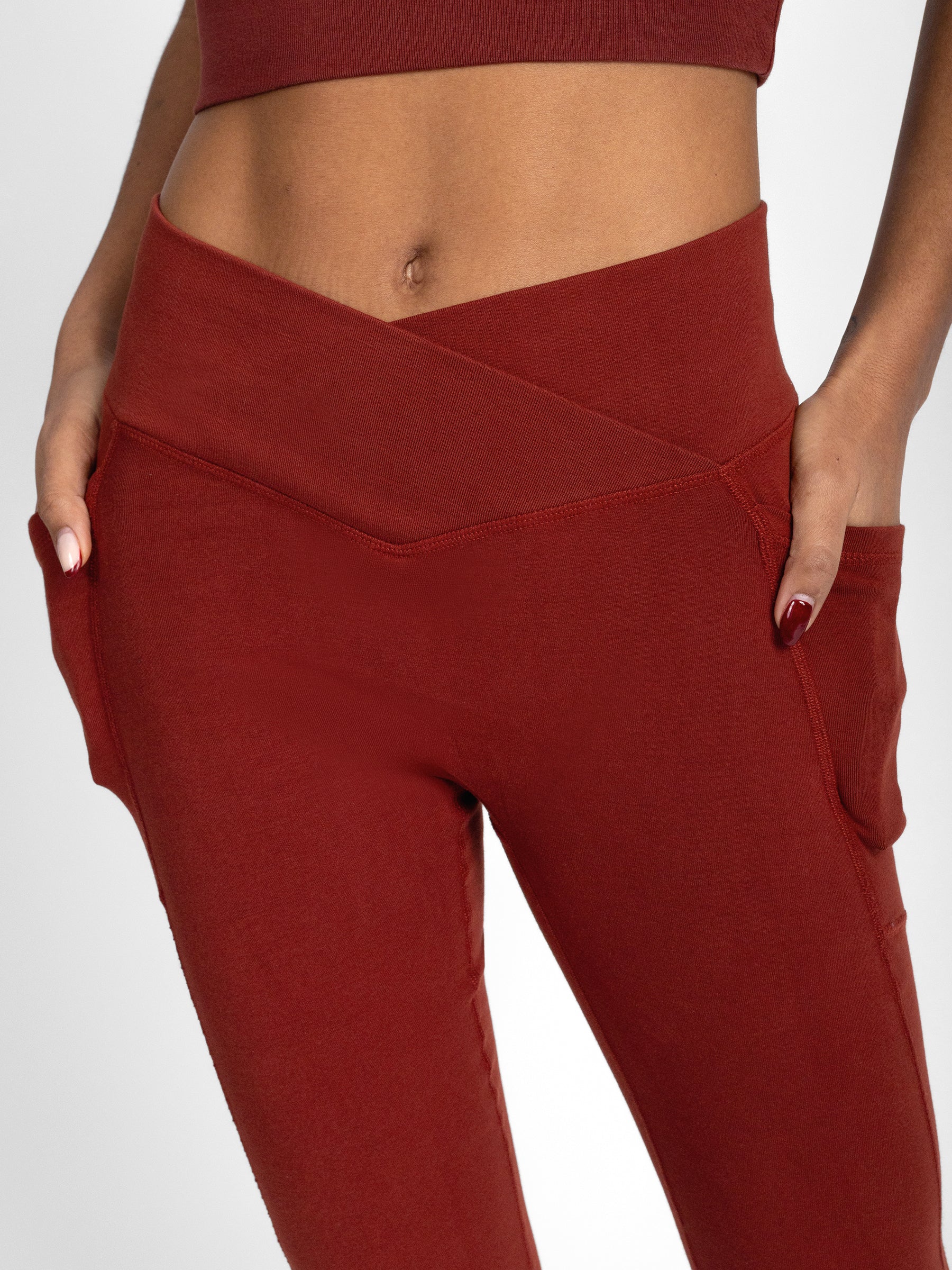 PlantTec™ Organic Seamless Leggings | Redwood