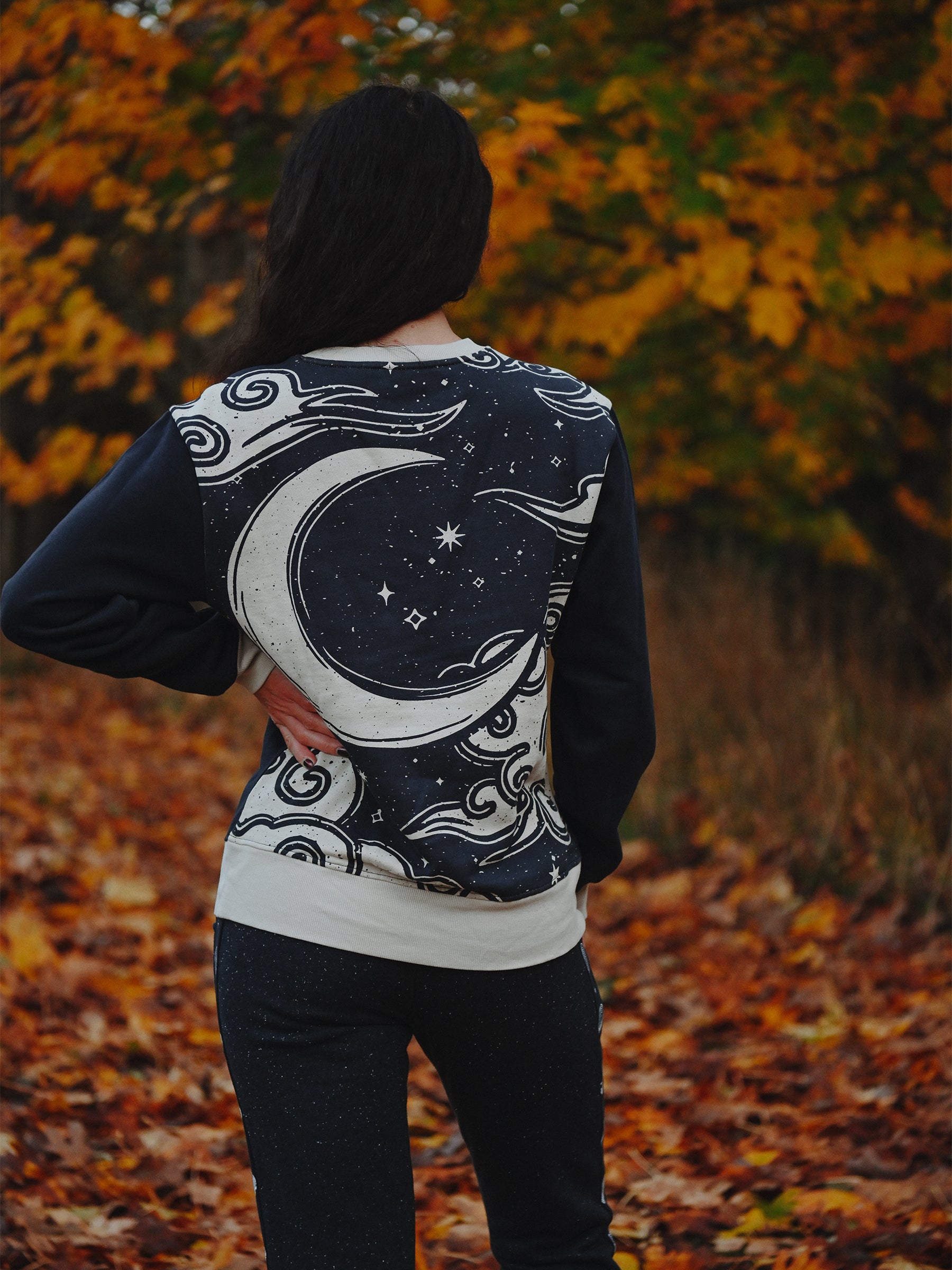 Reverie de Lune Pullover - Organic Cotton Fleece Sweatshirt
