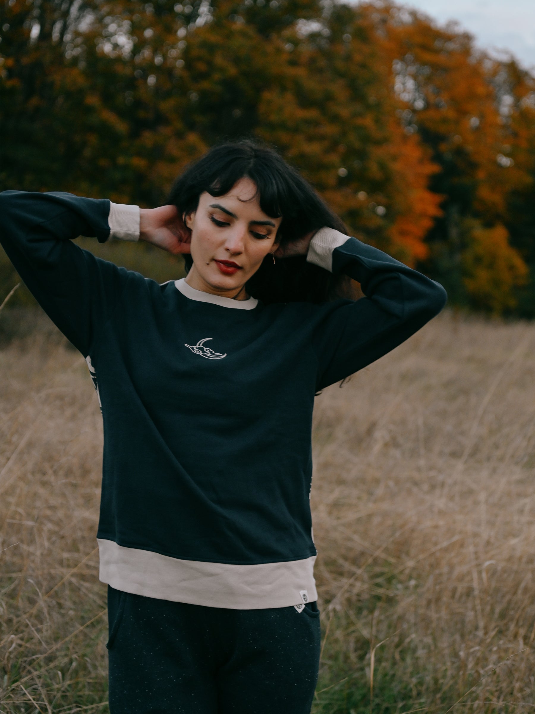 トップス MOONTREEPLANET pullover Reverie de Lune Pullover - Organic Cotton Fleece Sweatshirt