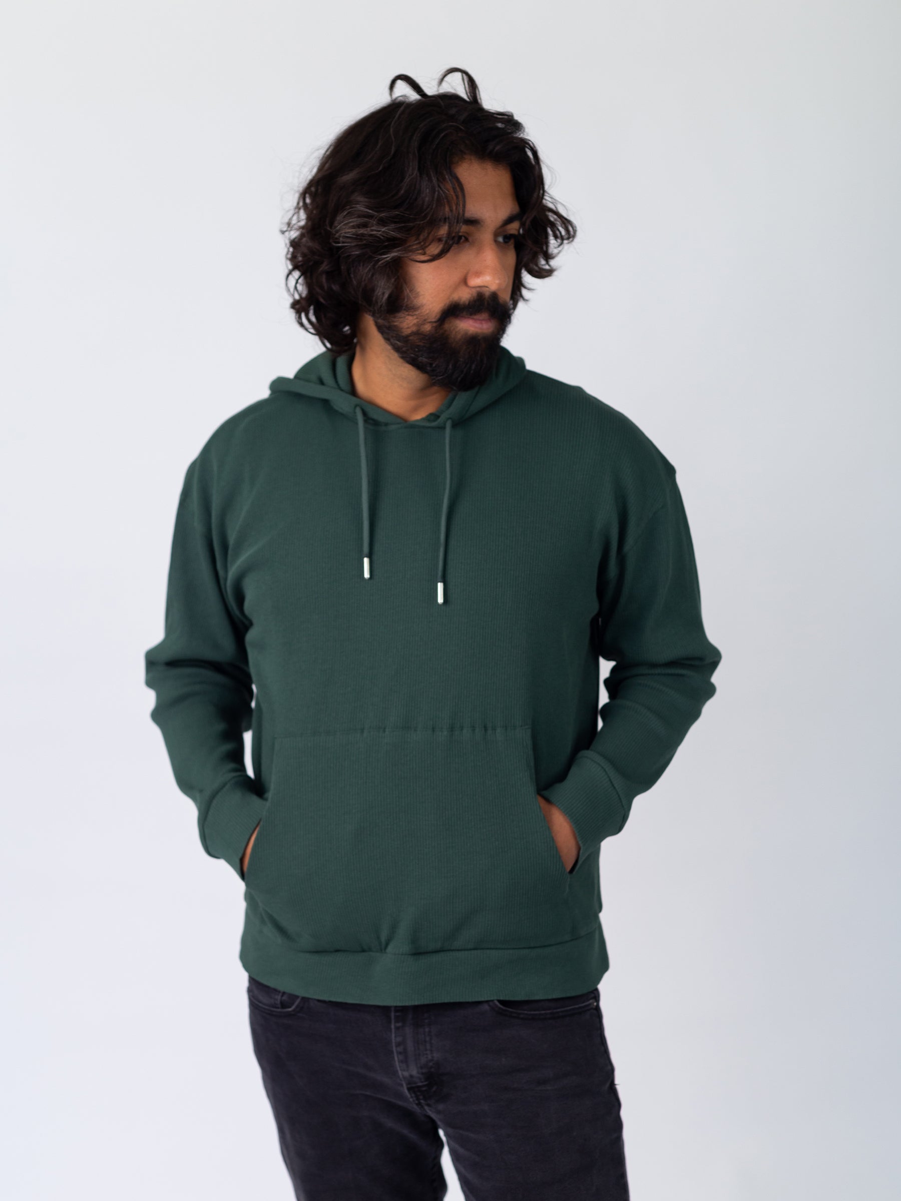 Revive™ Organic Cotton Hoodie | Juniper-Organic Low Impact Activewear-Happy Earth