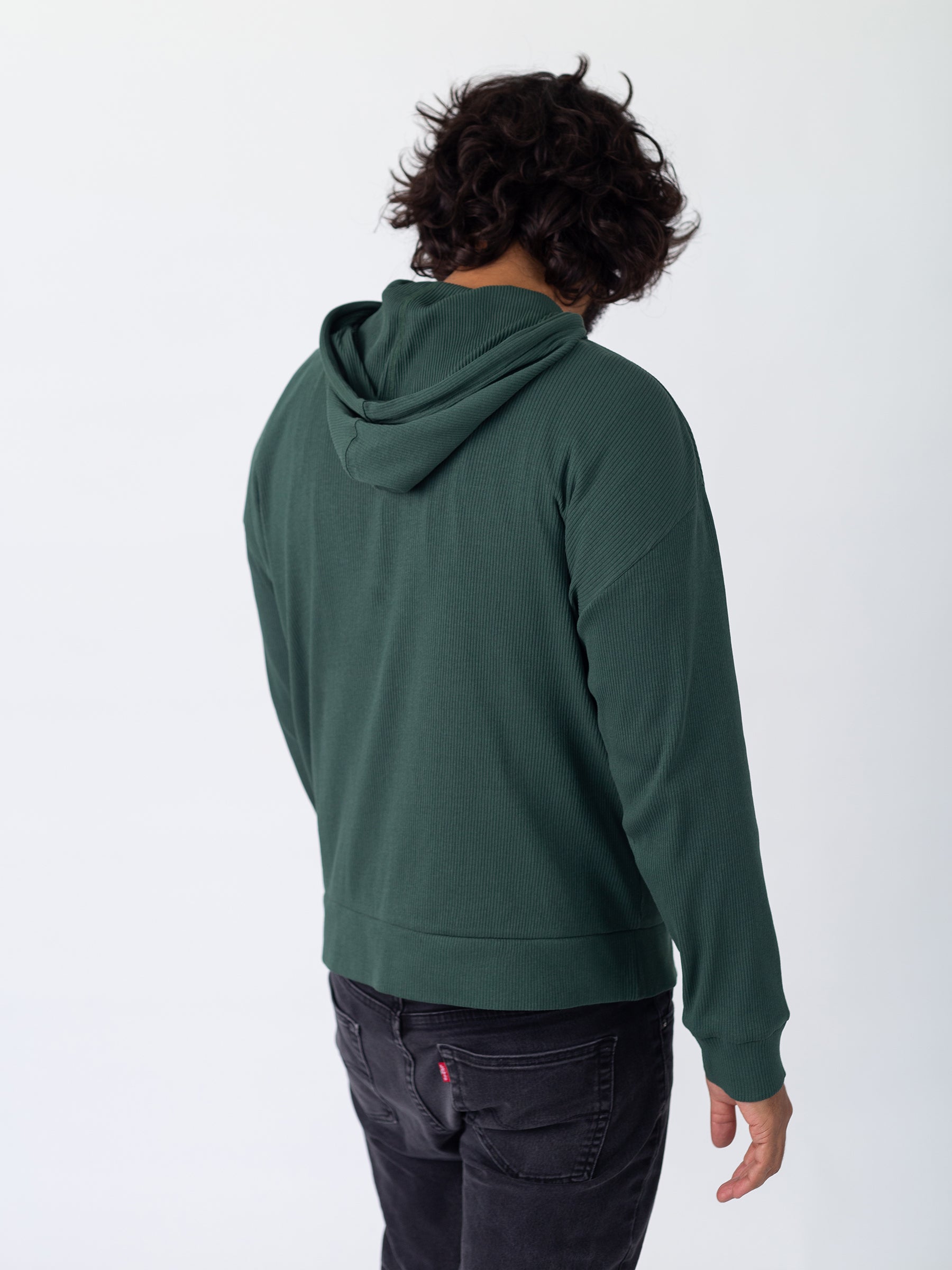 Revive™ Organic Cotton Hoodie | Juniper-Organic Low Impact Activewear-Happy Earth