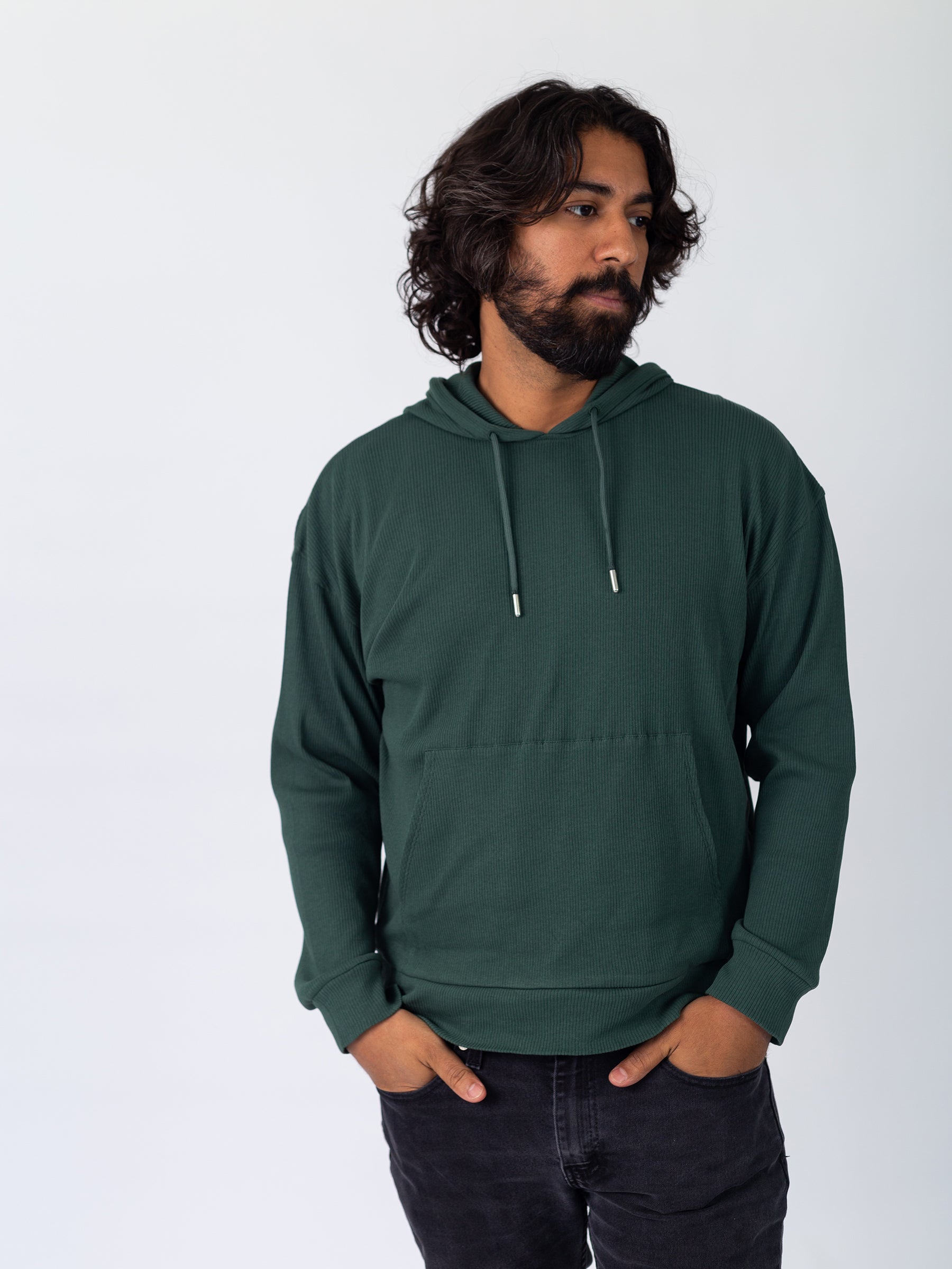 Revive™ Organic Cotton Hoodie | Juniper-Organic Low Impact Activewear-Happy Earth